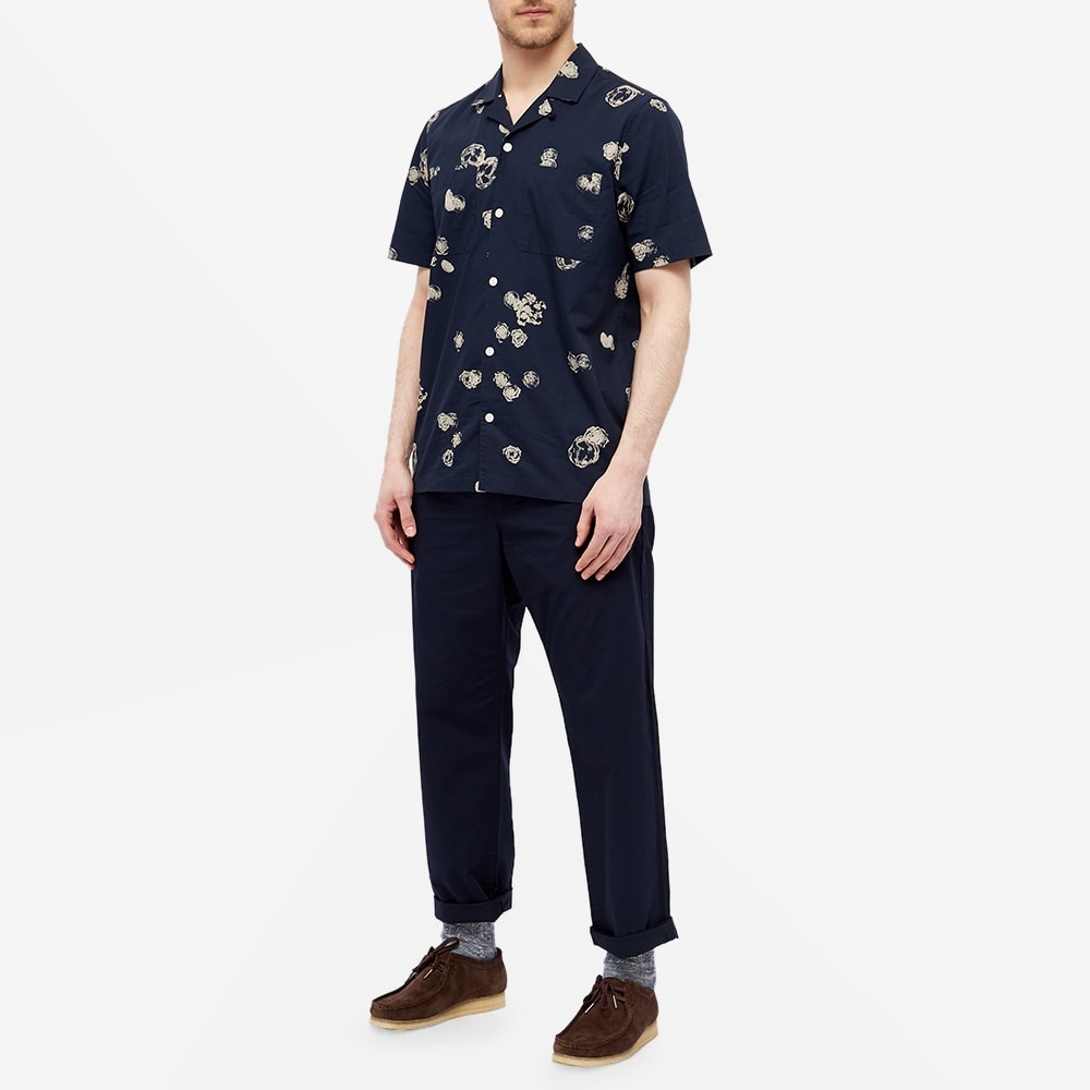 Wood Wood Brandon All Over Print Poplin Vacation Shirt - 6