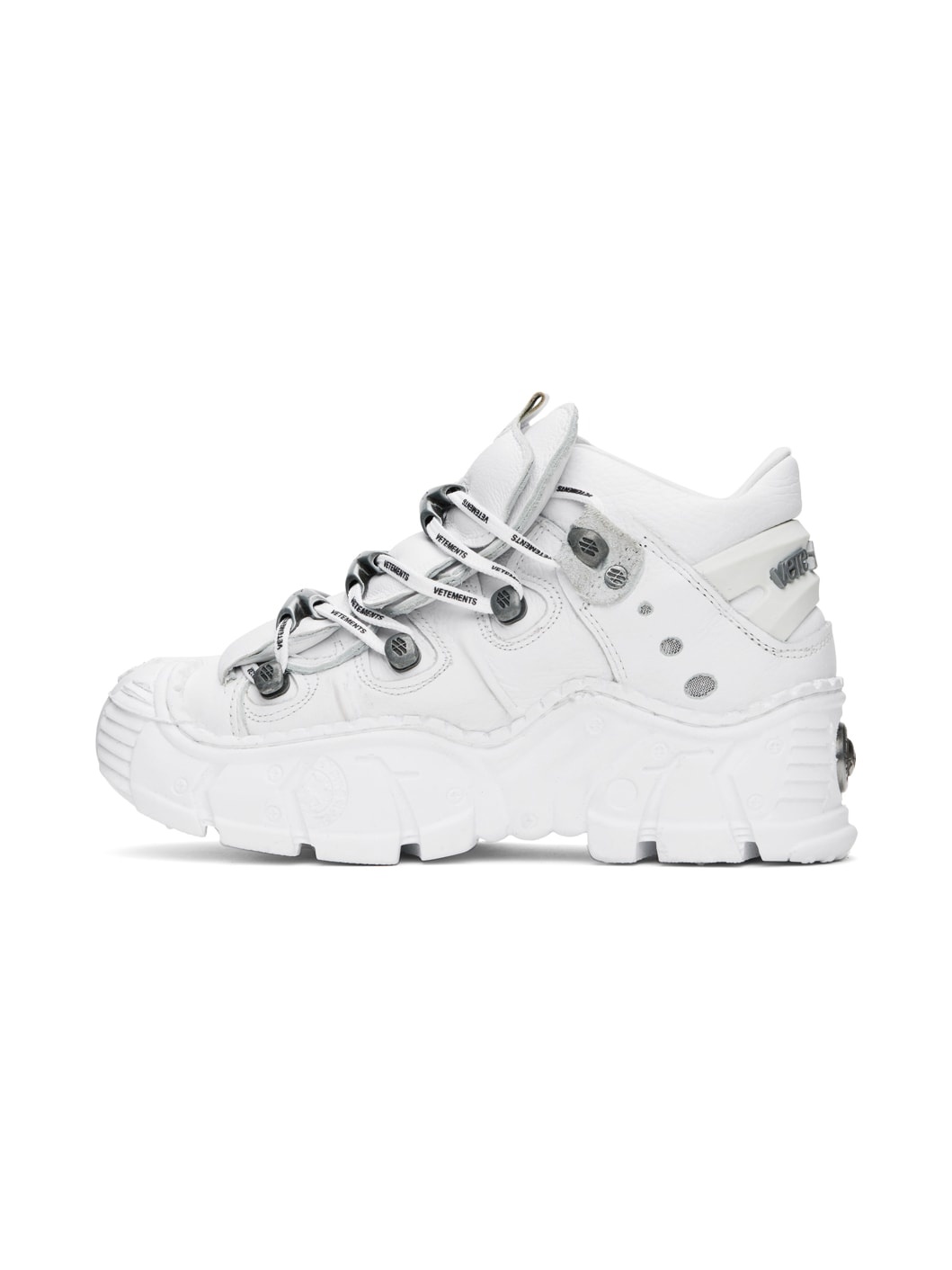 White New Rock Edition Race Sneakers - 3