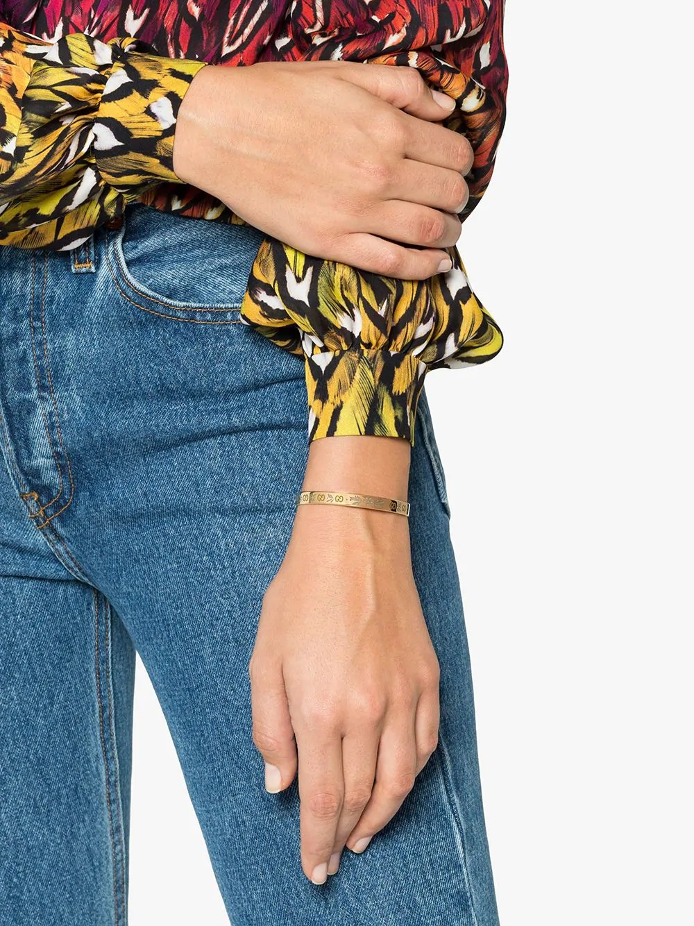 Icon bracelet in yellow gold - 5