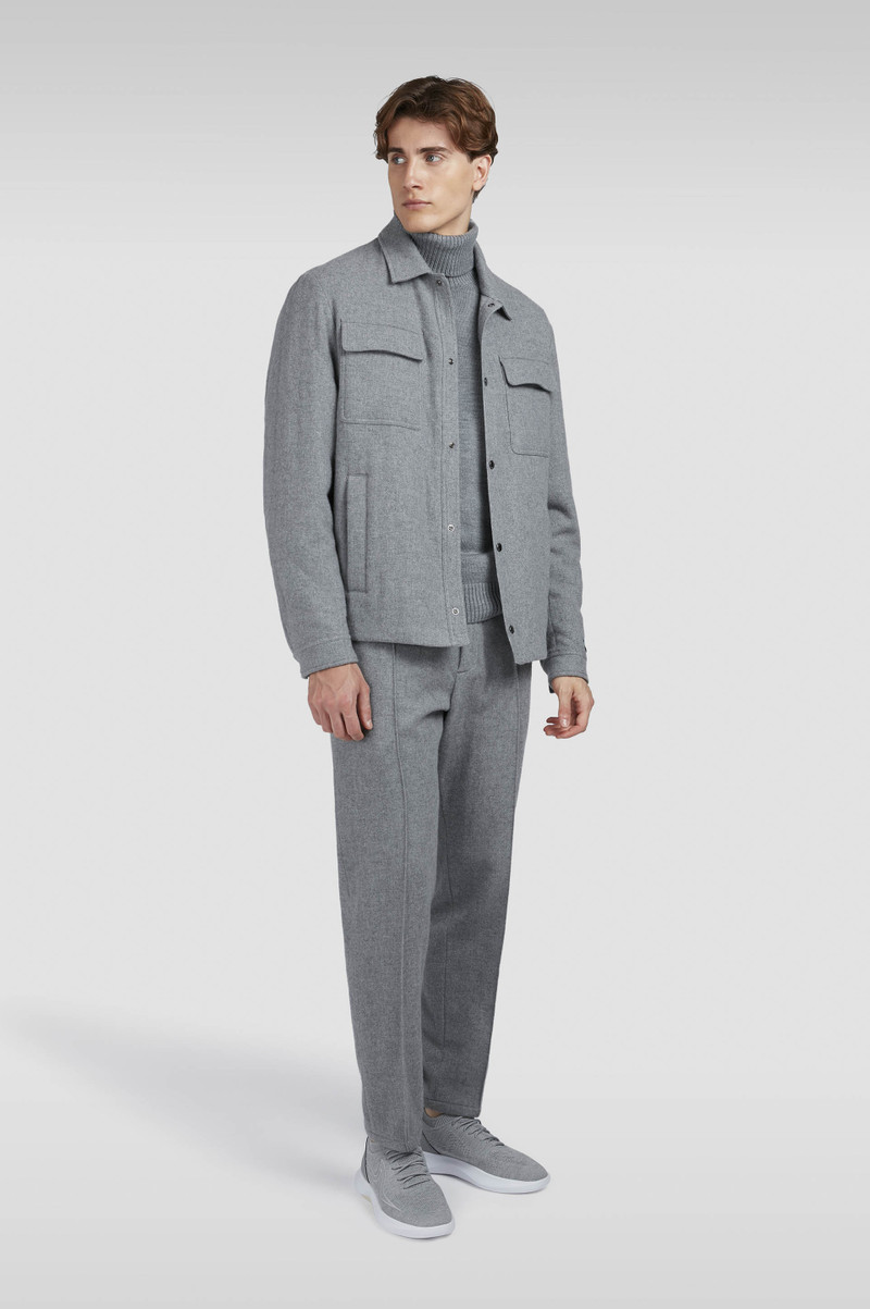 Paul & Shark QUILTED WOOL AND CASHMERE SHACKET outlook