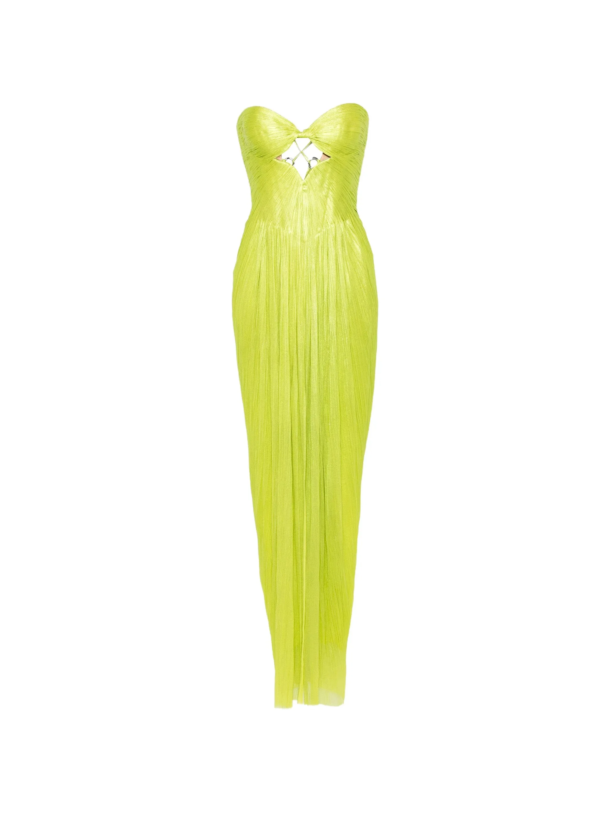 Maria Lucia Hohan Stephanie Strapless Cut-out Maxi Dress - 1