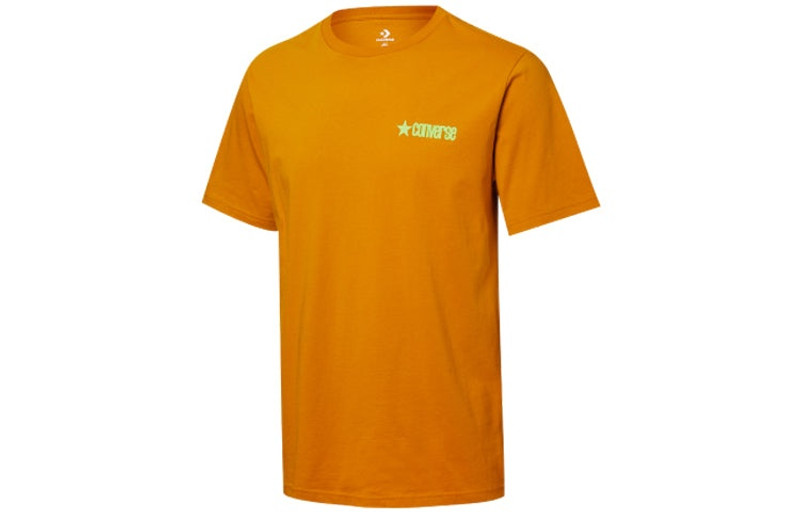 Converse Men's Converse Contrasting Colors Plaid Short Sleeve Yellow 10020886-805 outlook