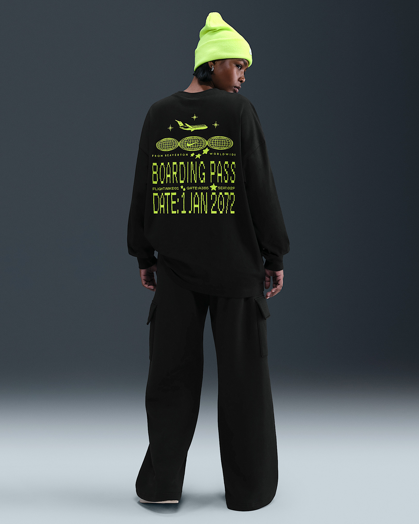 Nike Sportswear Women's Oversized Long-Sleeve T-Shirt - 5