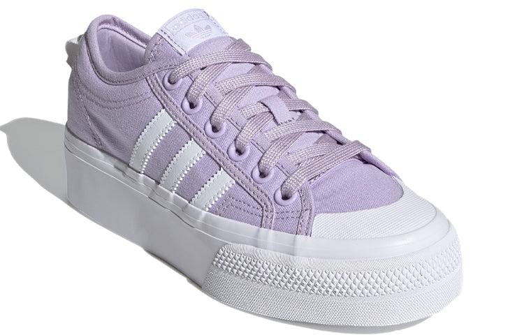 adidas gazelle silver green womens Adidas Womens Nizza Platform Sneakers White/White