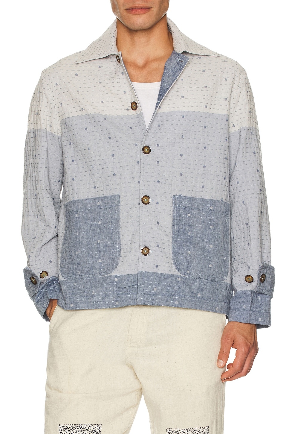 Jamdani Quilted Jacket - 4