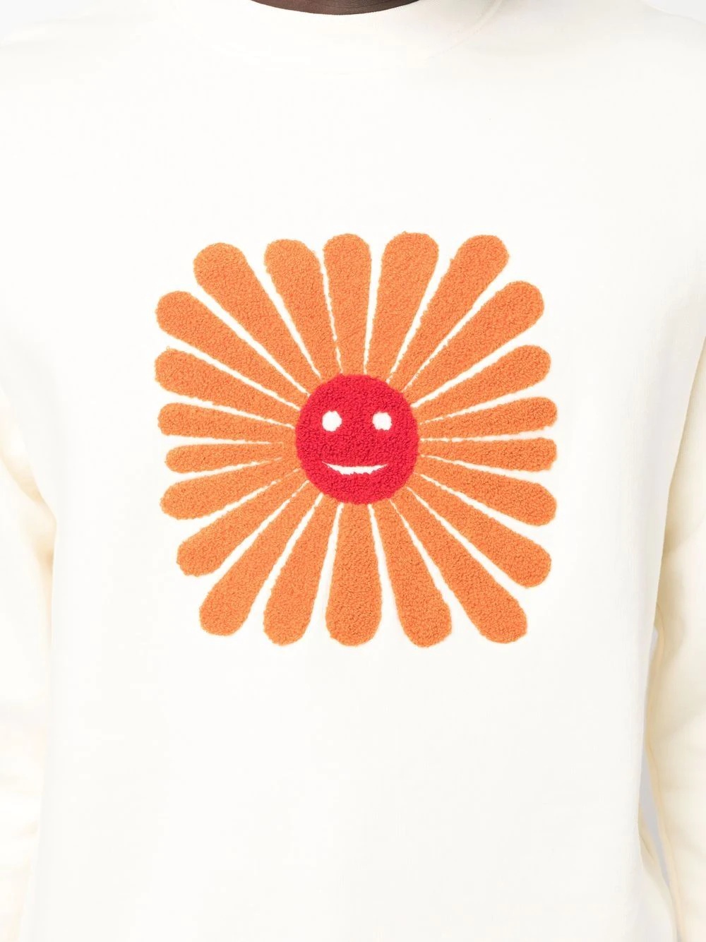 Sun-print organic cotton sweatshirt - 5