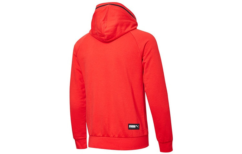 PUMA PUMA Athletics Logo Hoodie 'Red' 844128-11 outlook