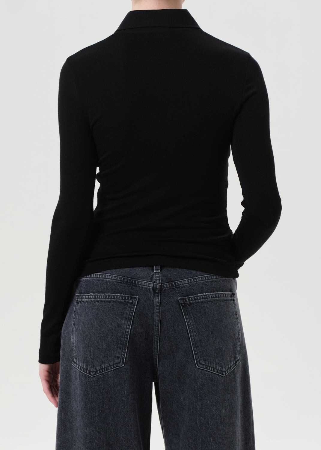 AMOS POLO IN BLACK - 2
