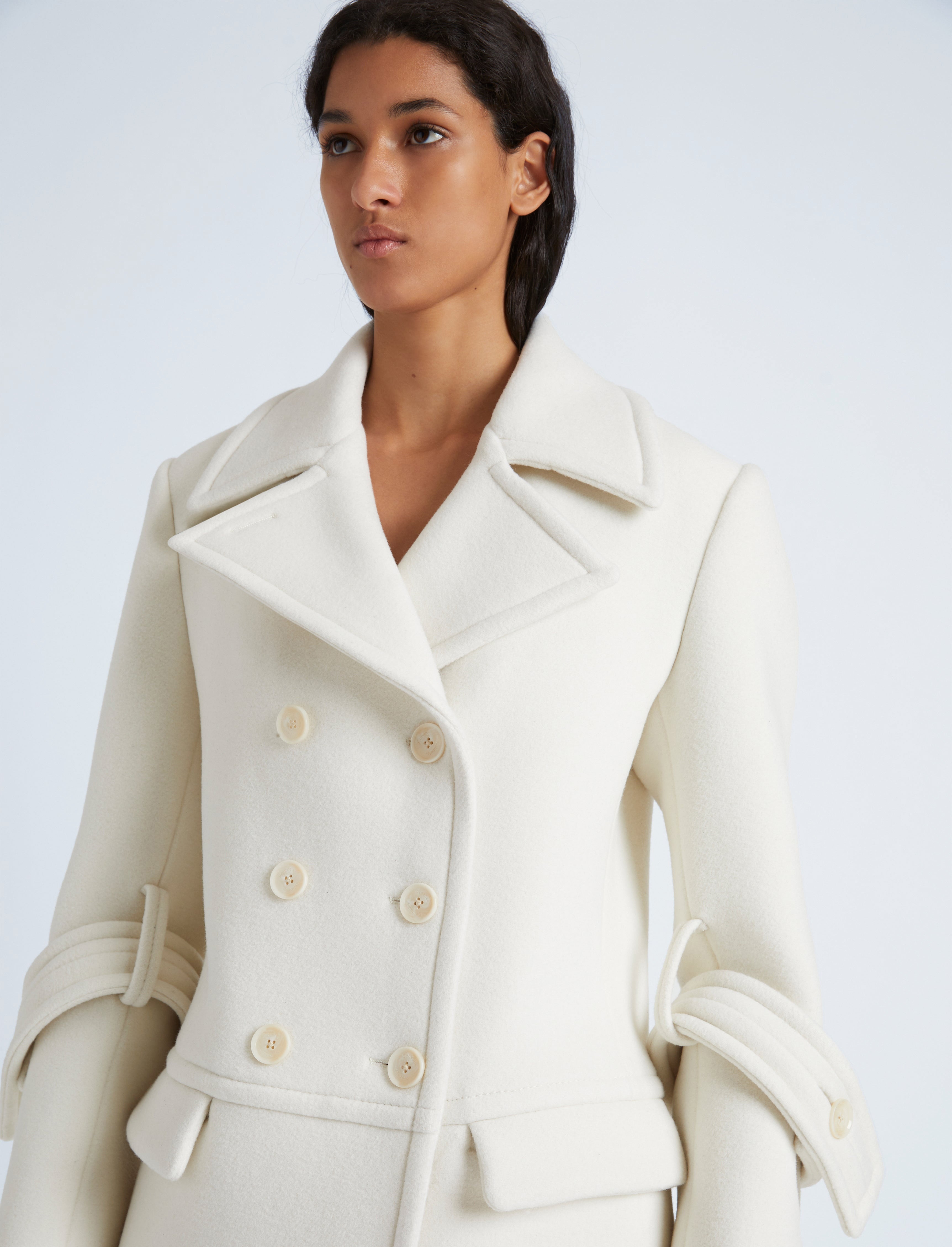 Rowen Coat in Eco Double Face Wool - 7