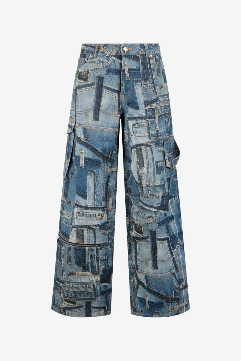 Patchwork Capsule Collection Cargo Jeans 1