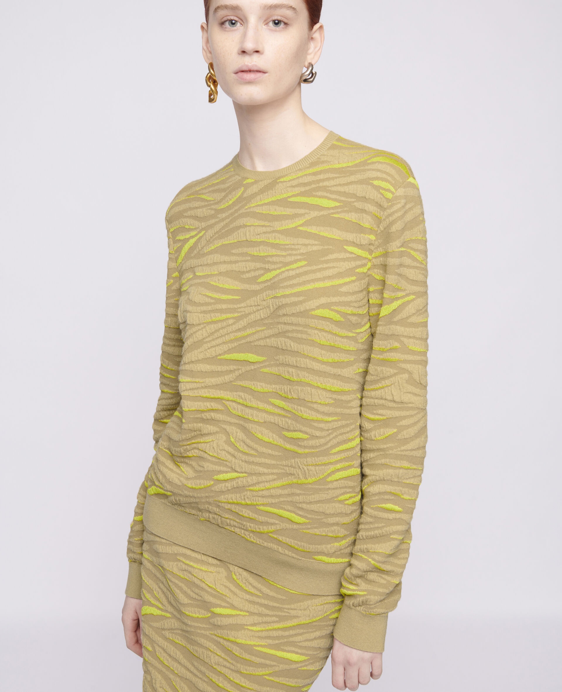Animal Pattern Sweater - 4