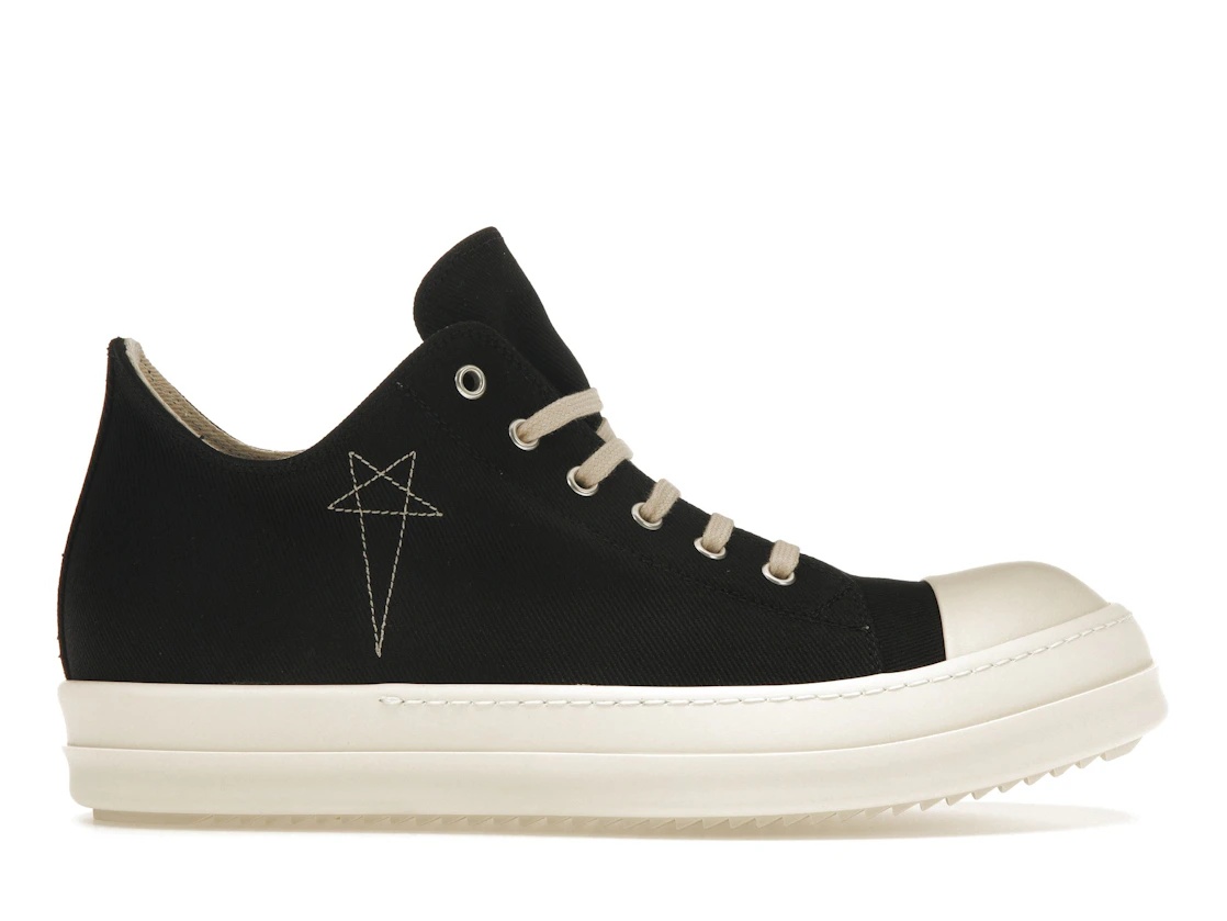 Rick Owens DRKSHDW Luxor Low Pentagram Black Pearl - 1