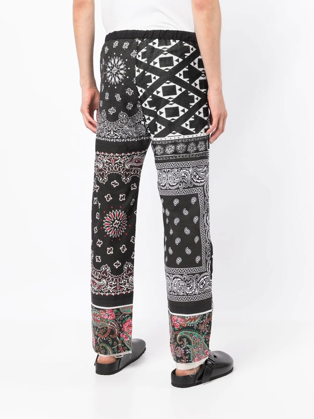 paisley-print trousers - 4