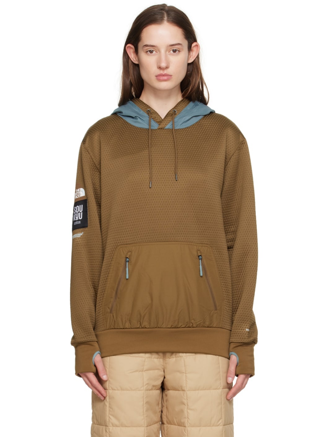Brown The North Face Edition Hoodie - 1
