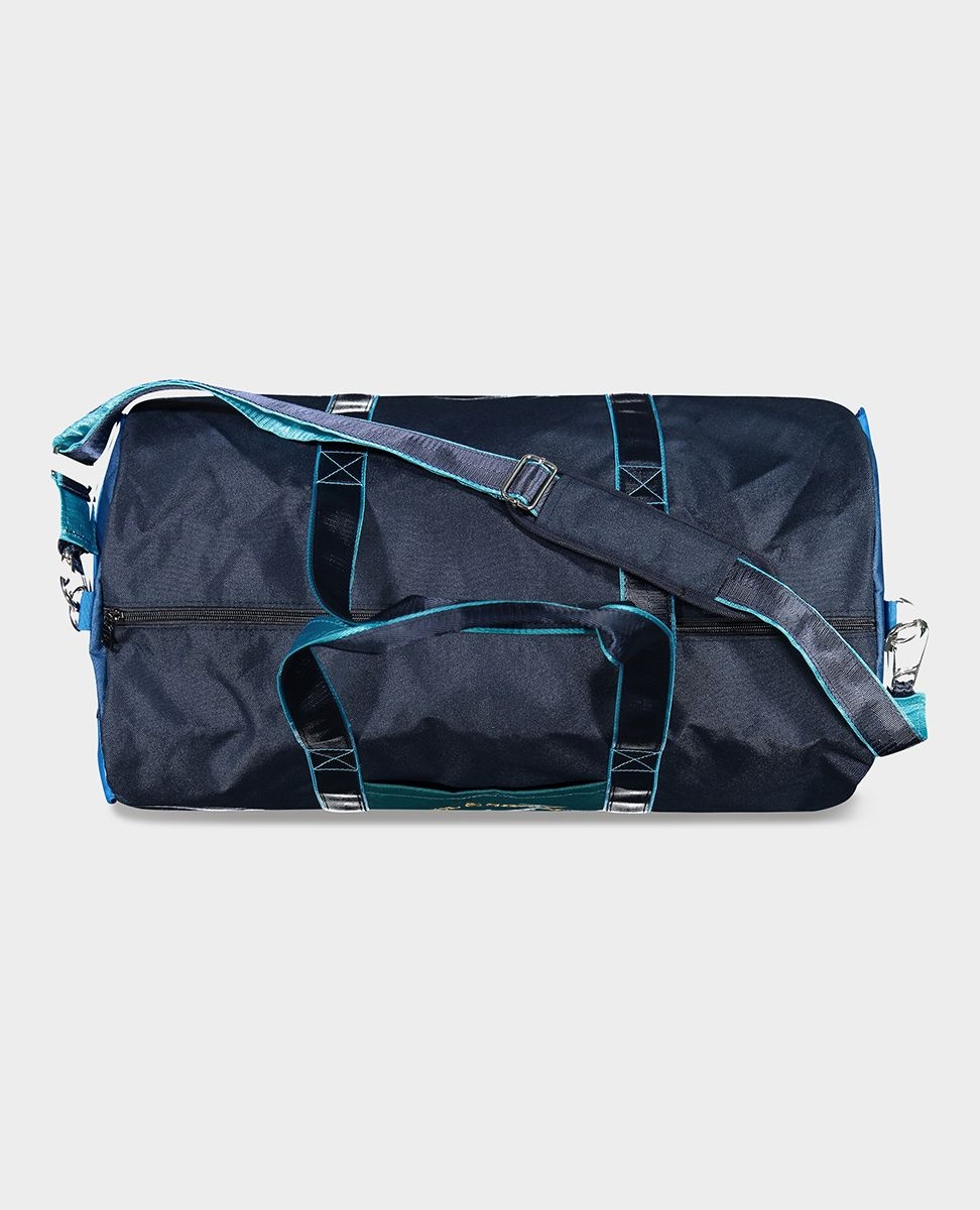 Color Block Duffle With Embroidered Logo - 5