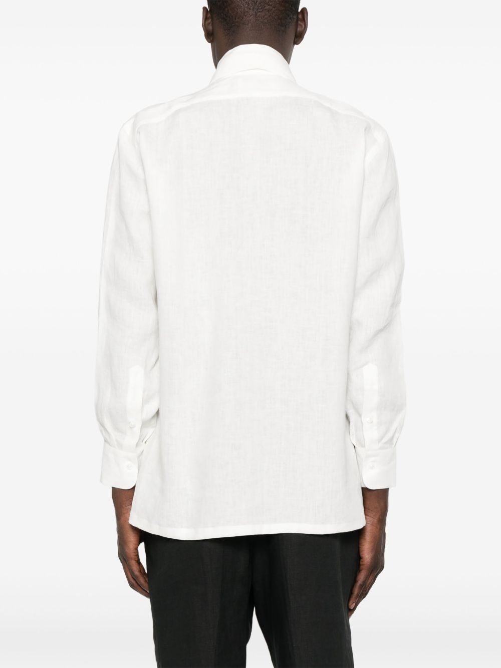 scarf-collar shirt - 4