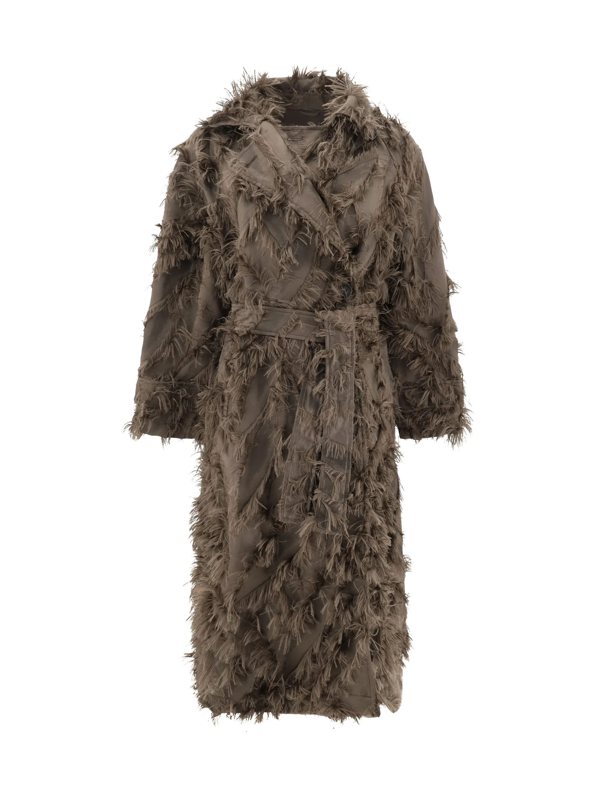 Brunello Cucinelli Women Coat With Fur Details - 1