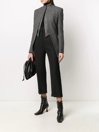 Haider Ackermann pinstriped darted jacket outlook