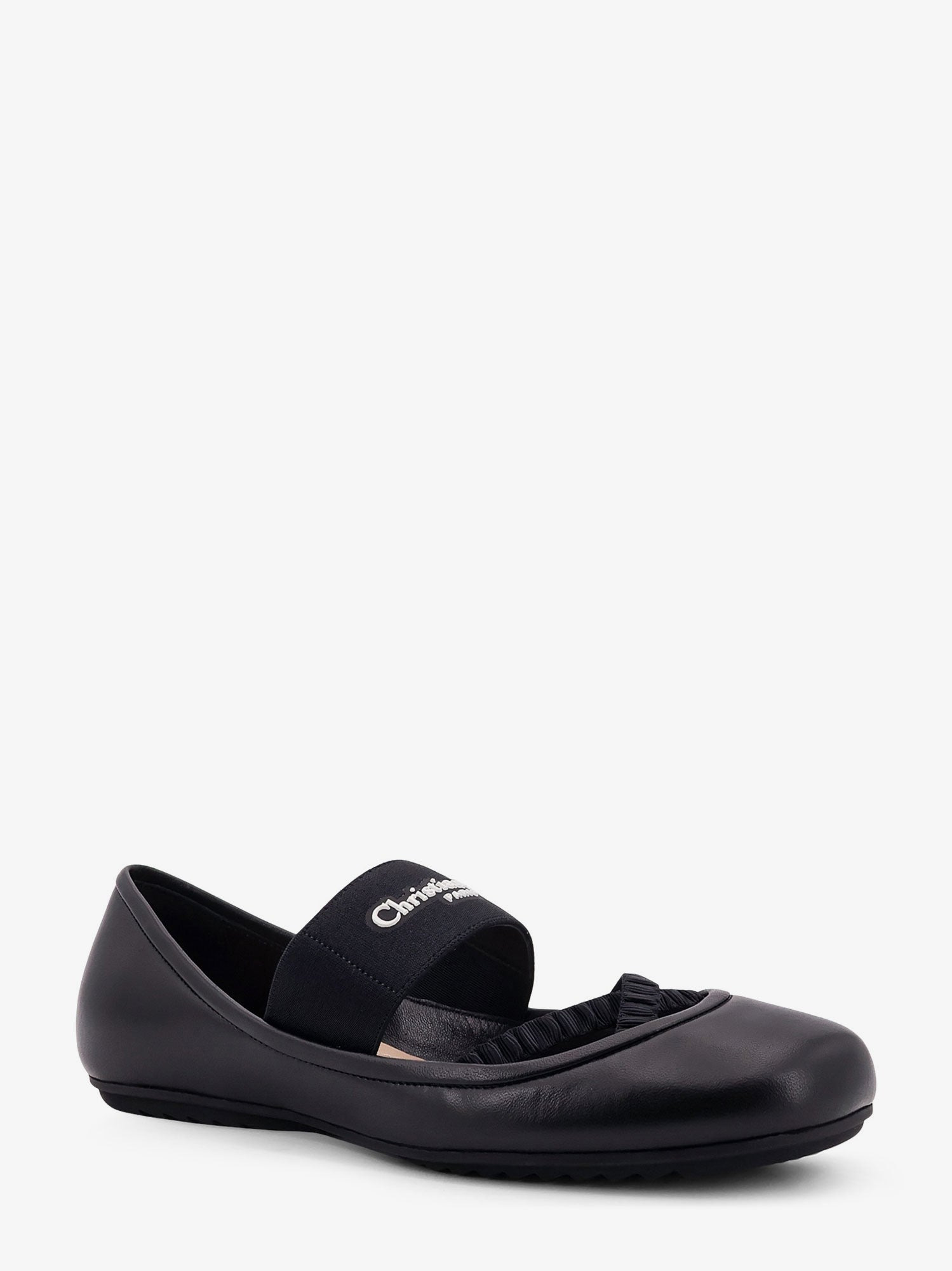 Dior Women Shade Leather Ballerinas With Elastic Bands - 2