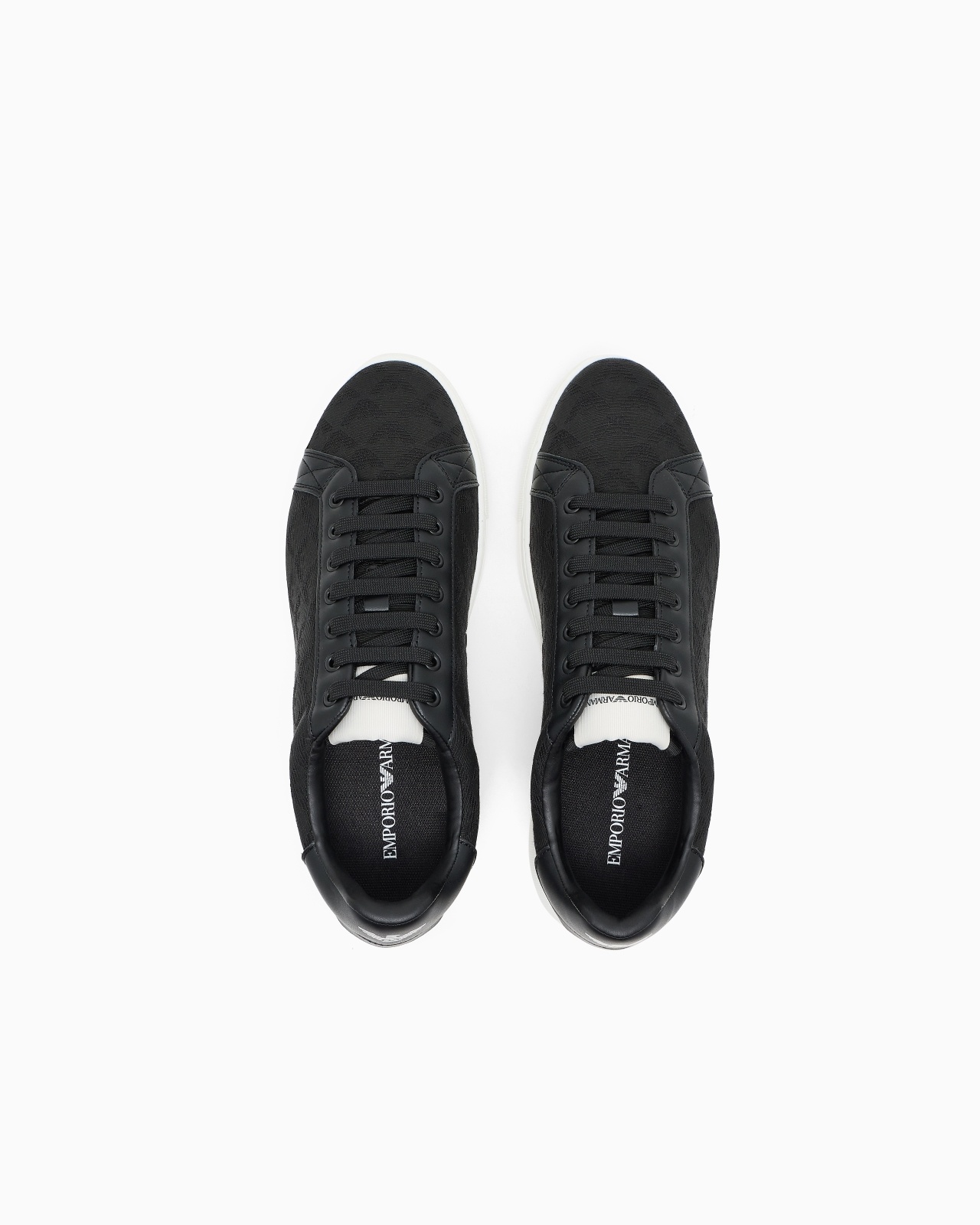 NYLON SNEAKERS WITH JACQUARD ALL-OVER EAGLE - 3