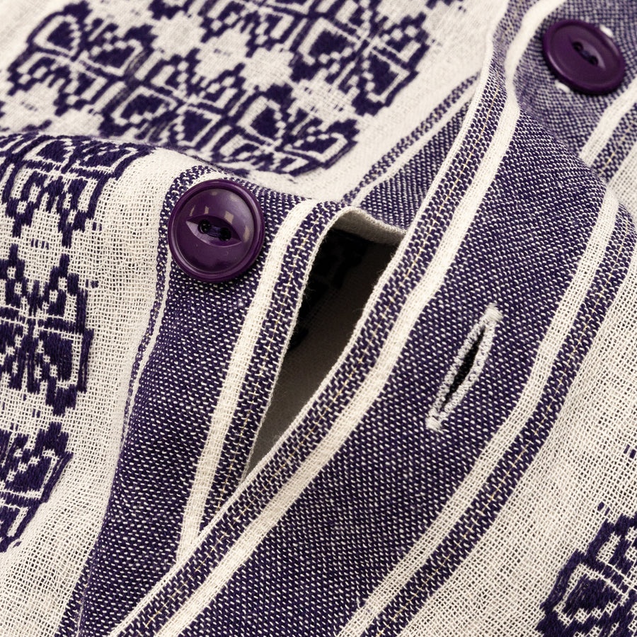 PAPILLON STRIPE DOBBY JAQUARD CABANA SHIRT - 3
