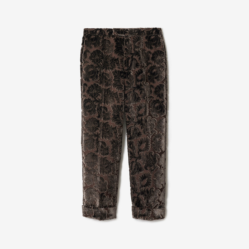 Vine Velvet Tailored Trousers 1