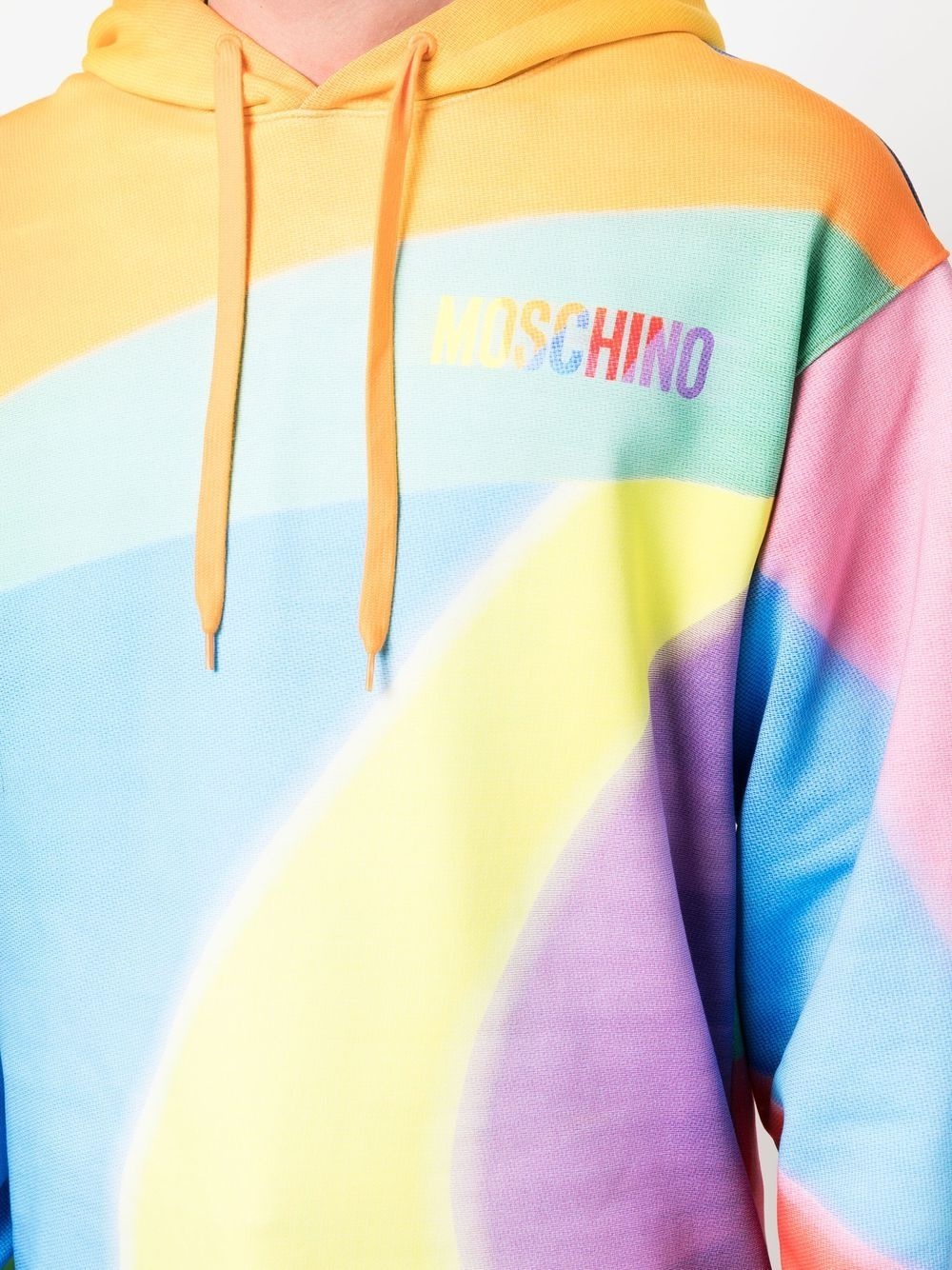 rainbow logo-print hoodie - 5