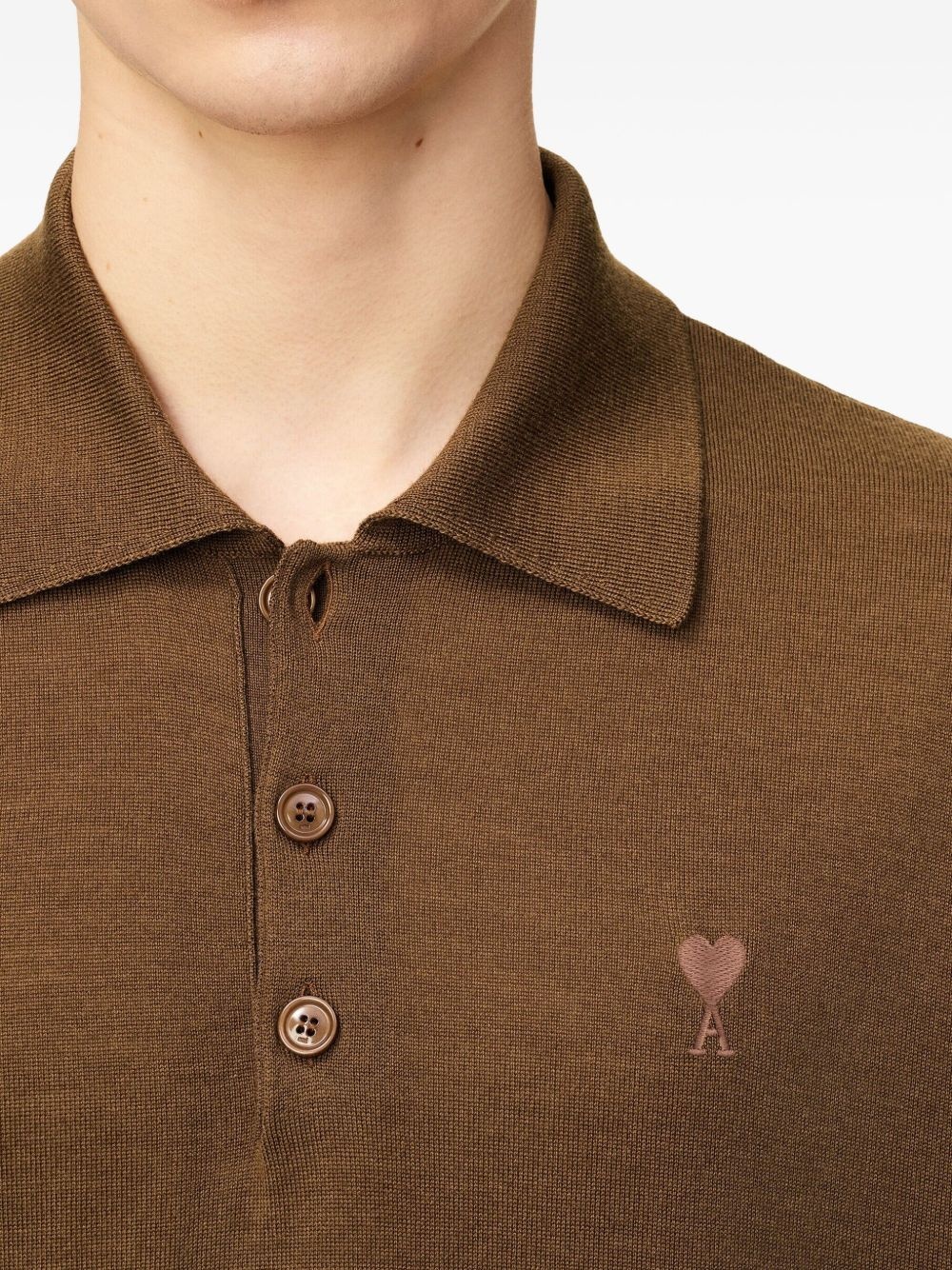 knitted polo shirt - 6
