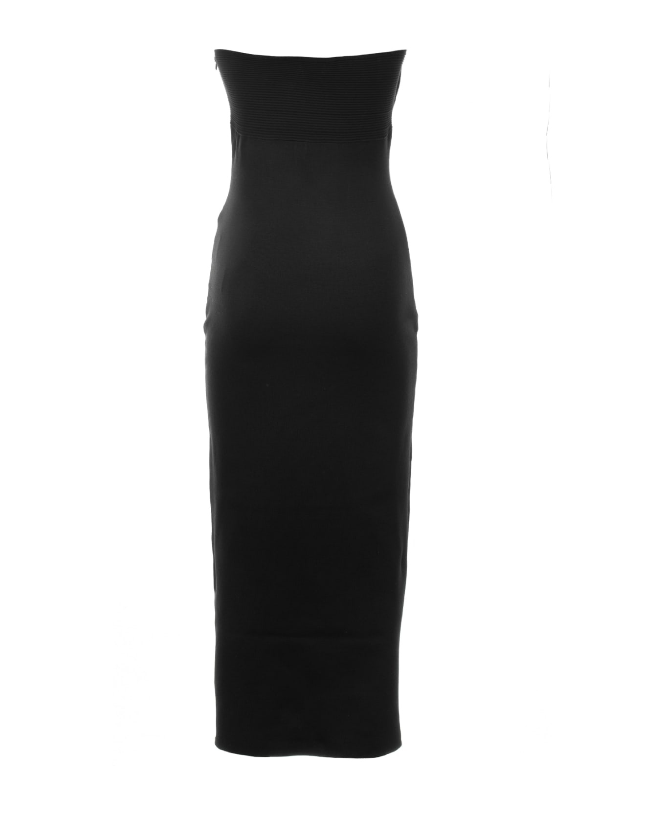Open Shoulder Midi Dress - 3