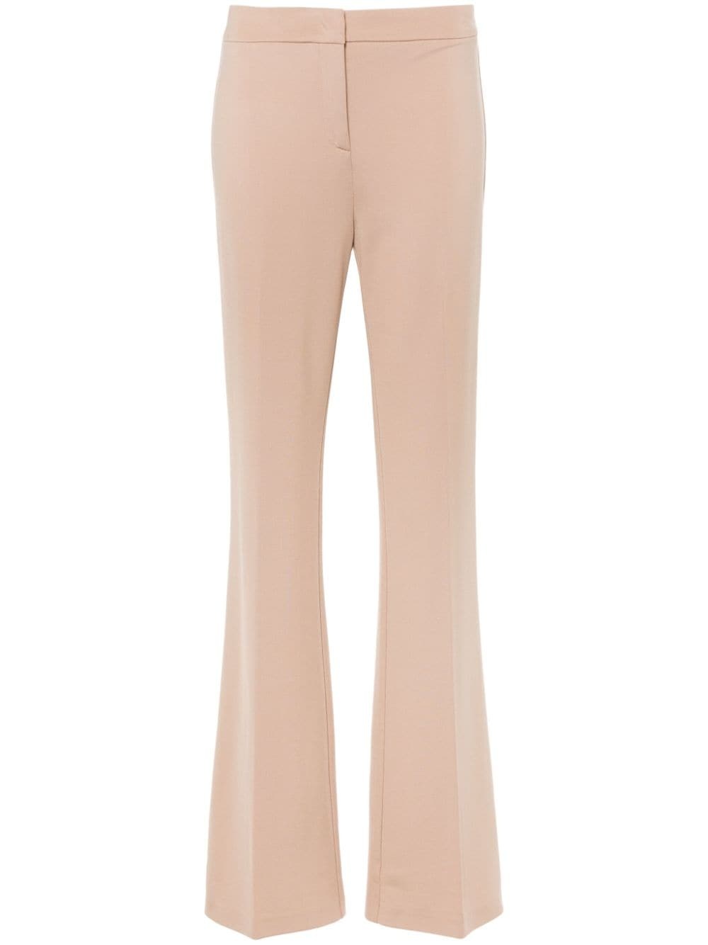 jersey flared trousers - 1