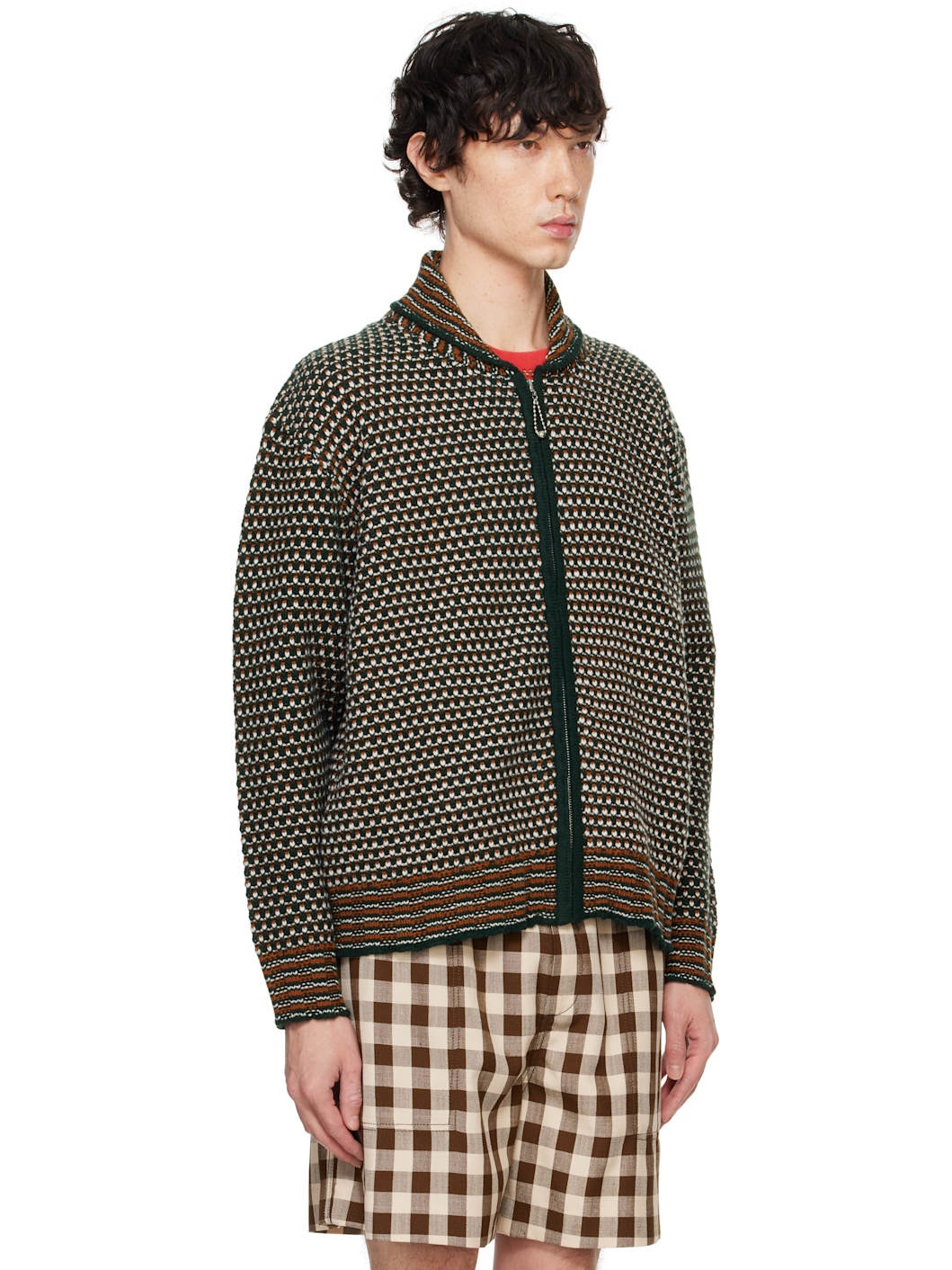 Green & Orange Schenectady Sweater - 2