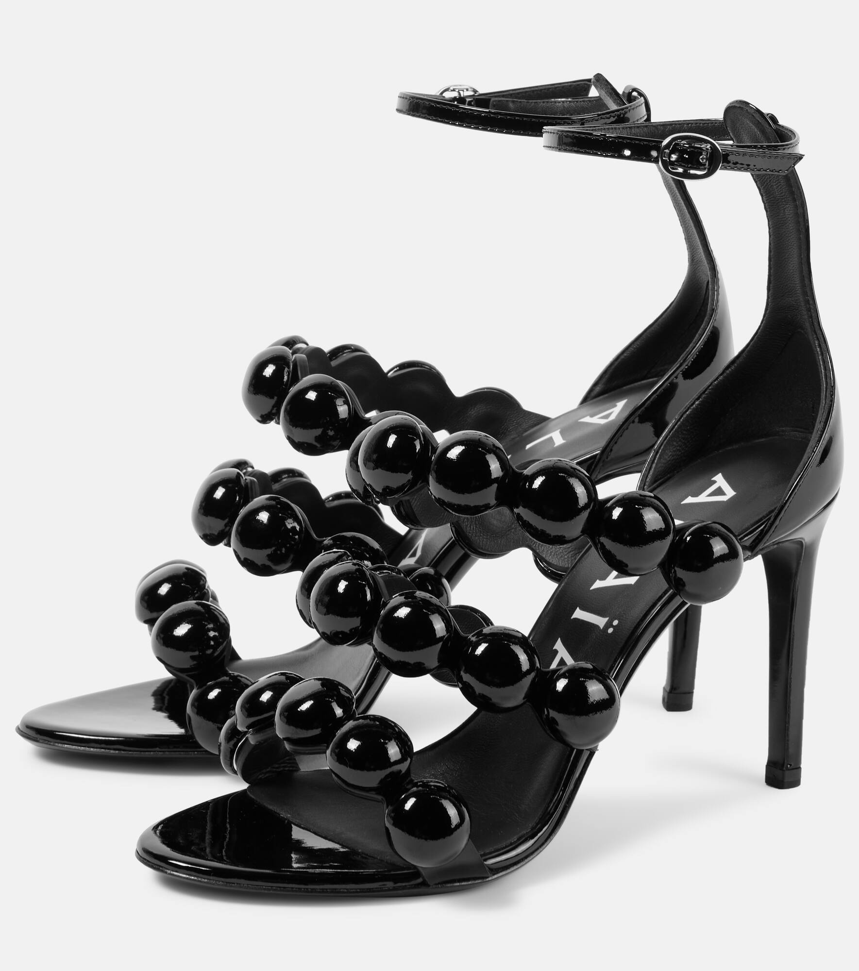 La Bombe 90 patent leather sandals - 4
