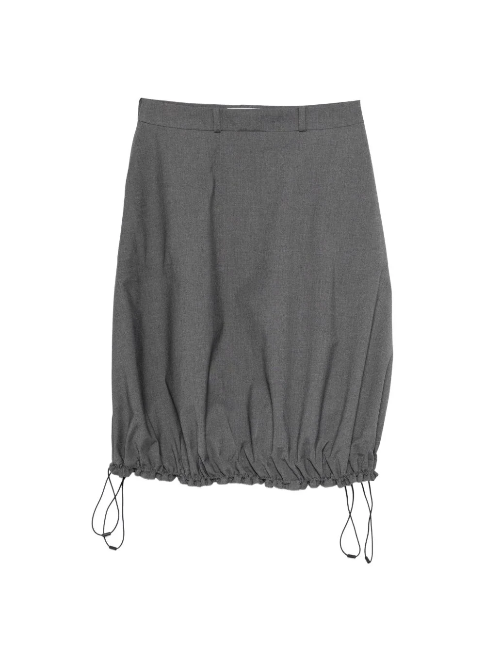 balloon-shape midi skirt - 1