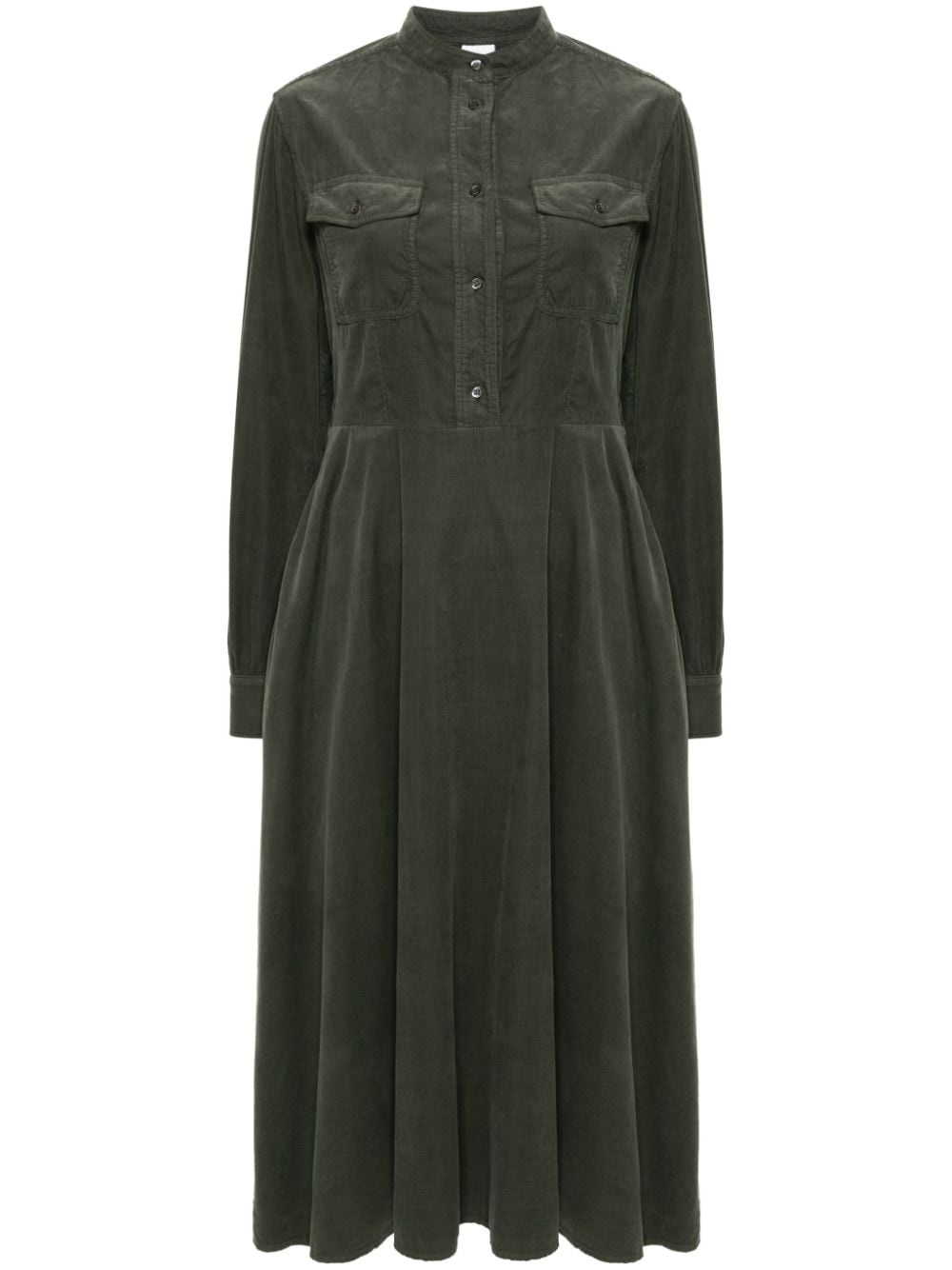 corduroy midi dress - 1