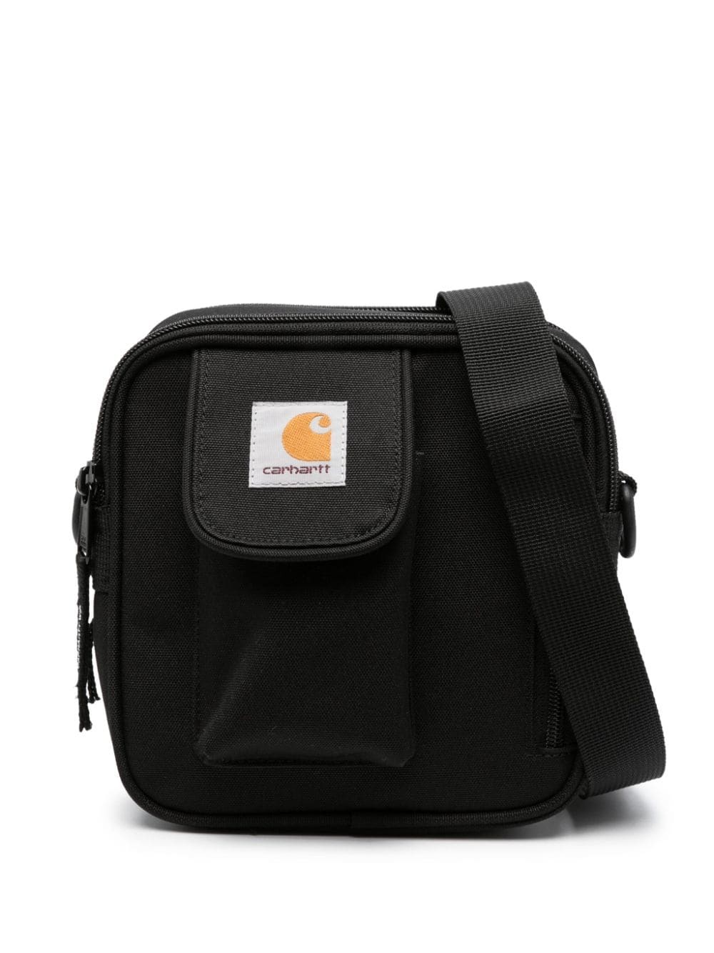 Essentials logo-patch messenger bag - 1