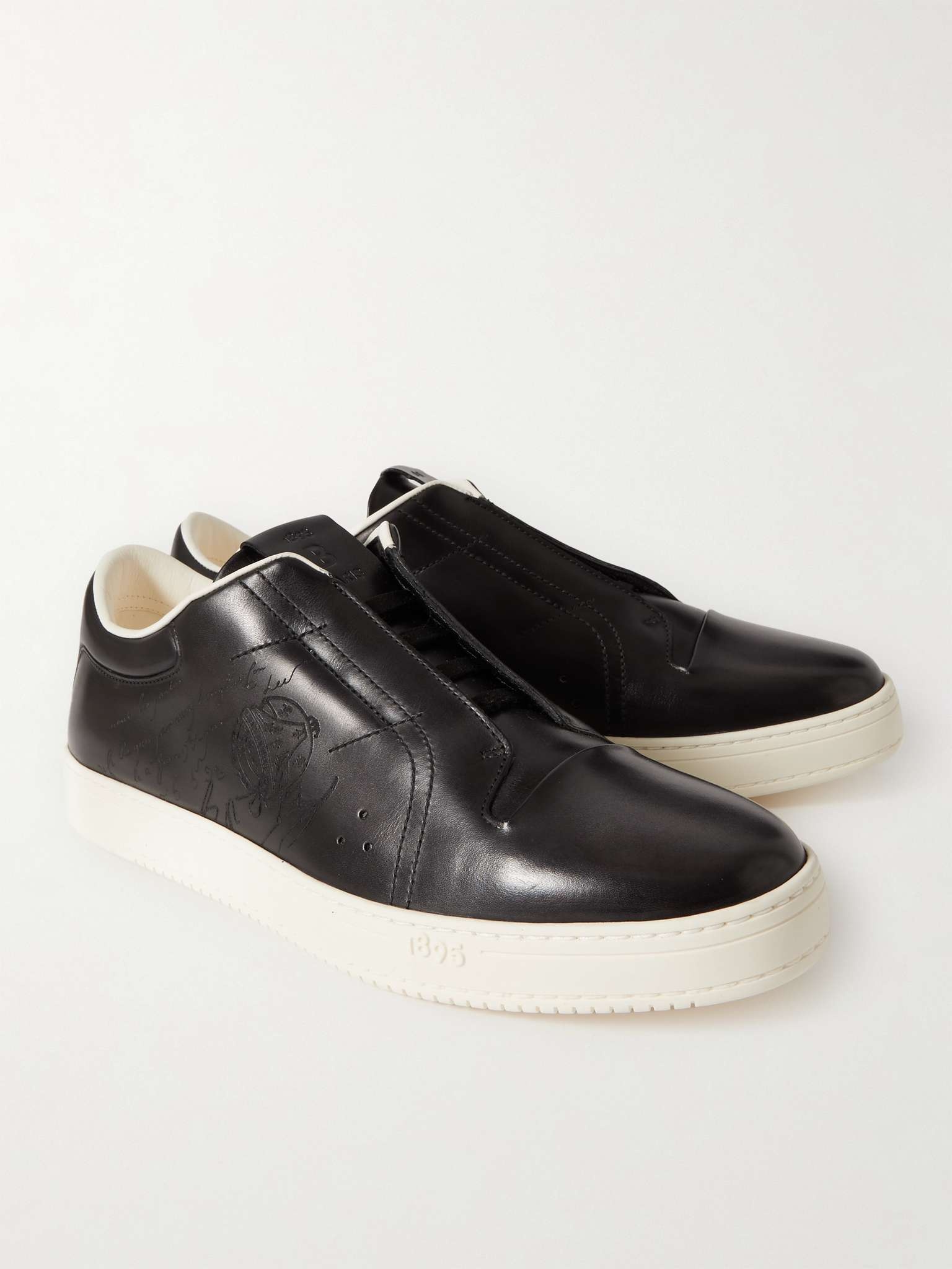 Playtime Scritto Venezia Leather Slip-On Sneakers - 4
