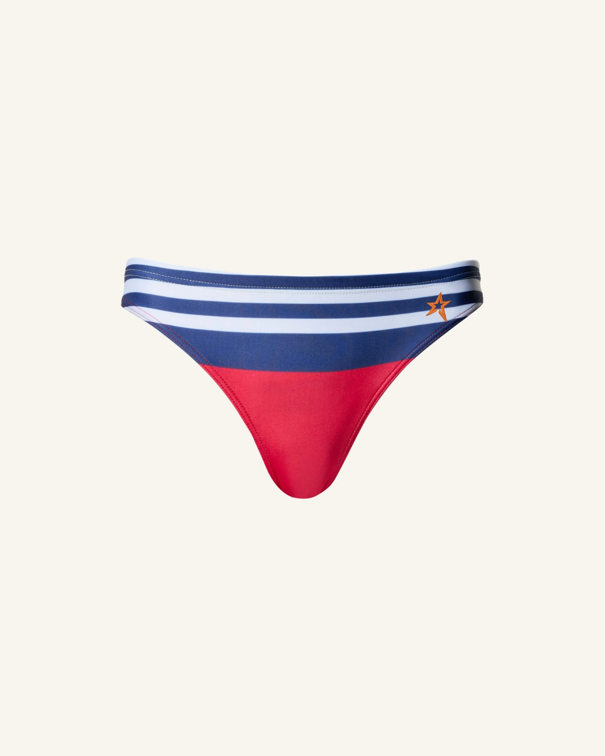 Stripe Bikini Bottom - 1