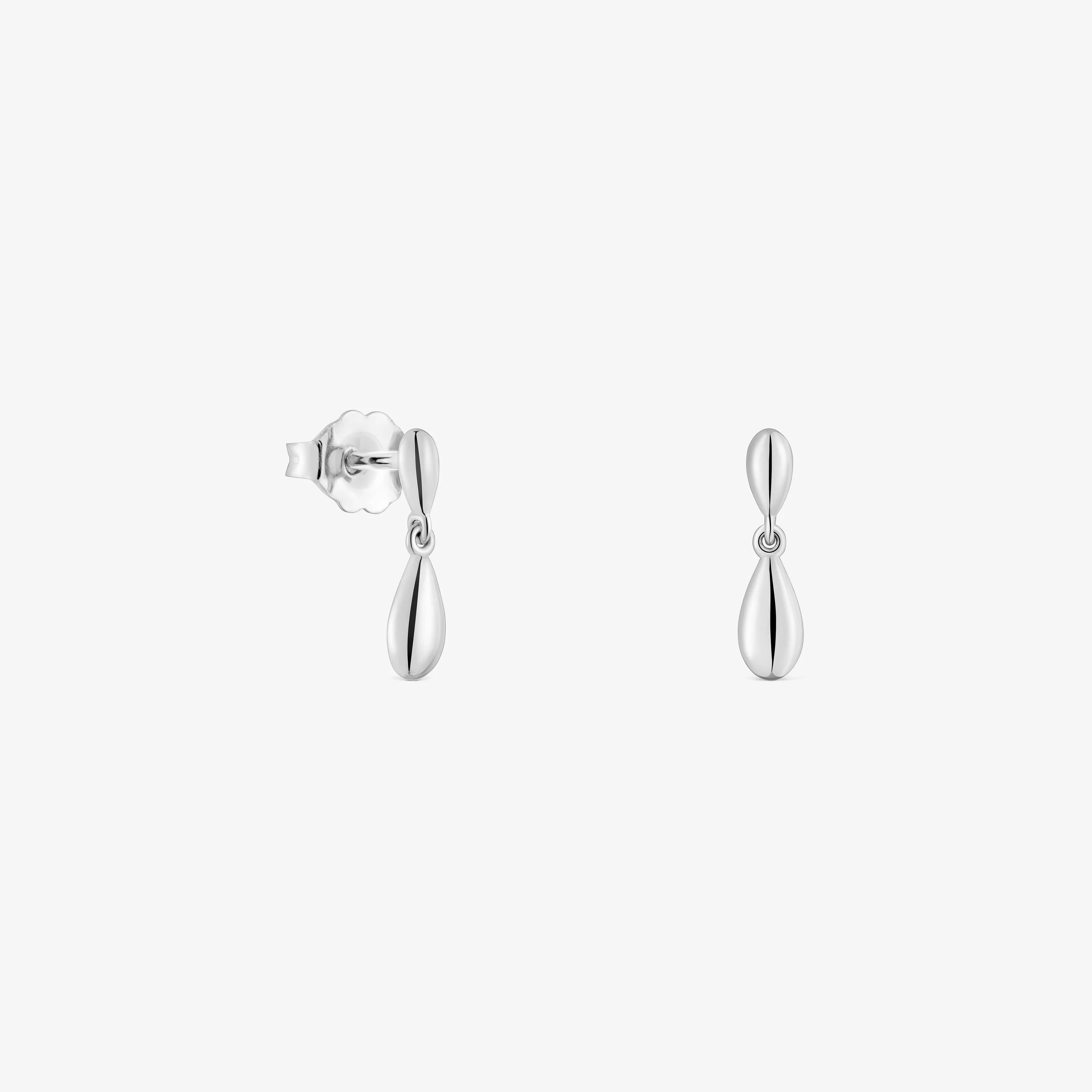 Long silver Earrings with teardrop motif TOUS Motifs - 1