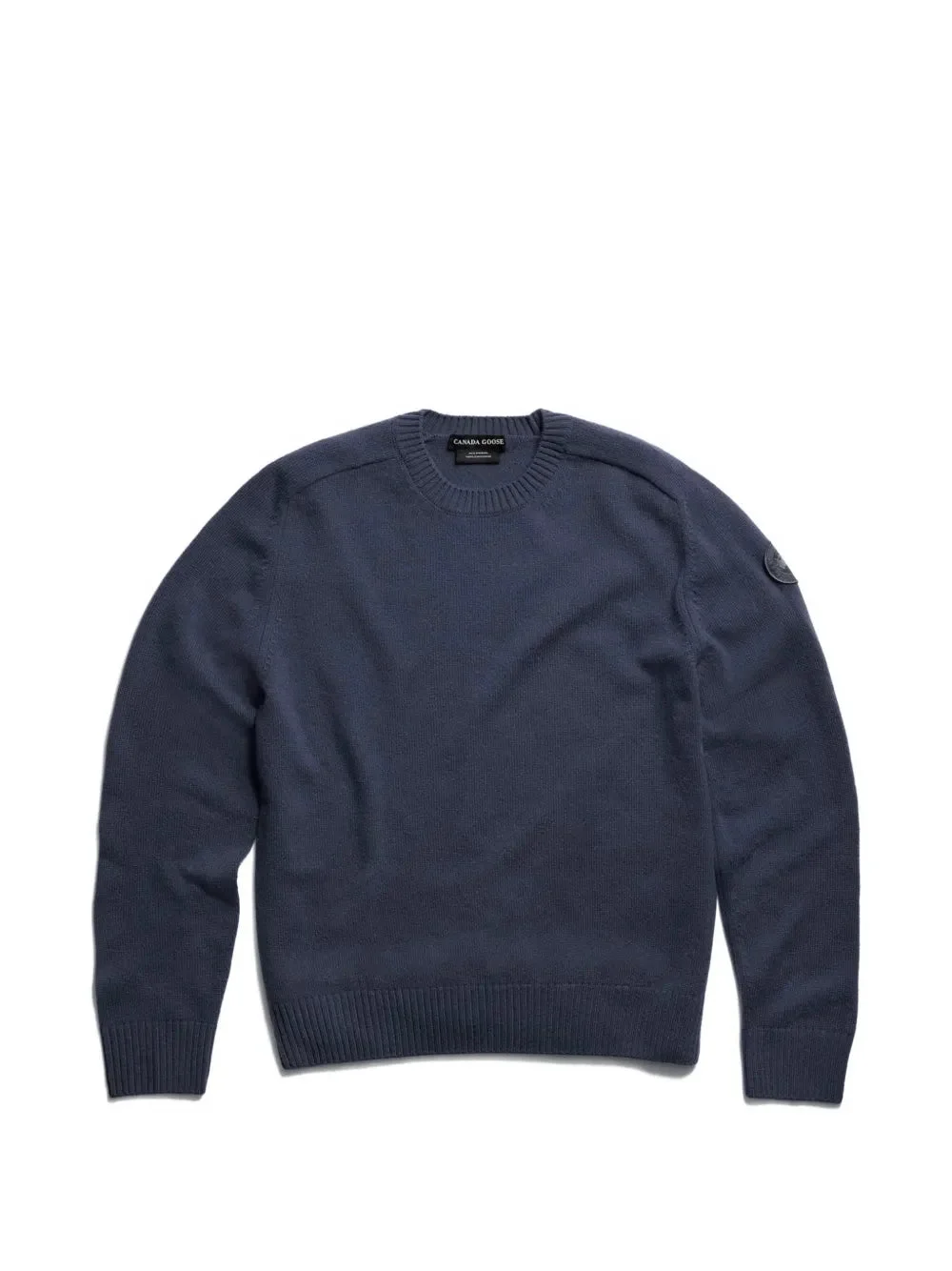 LOGO-PATCH MERINO SWEATER - 1