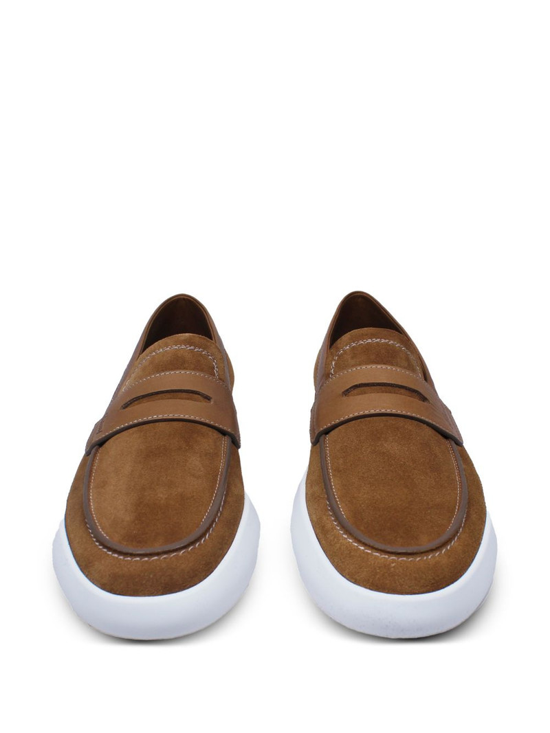 suede strap trainers 3