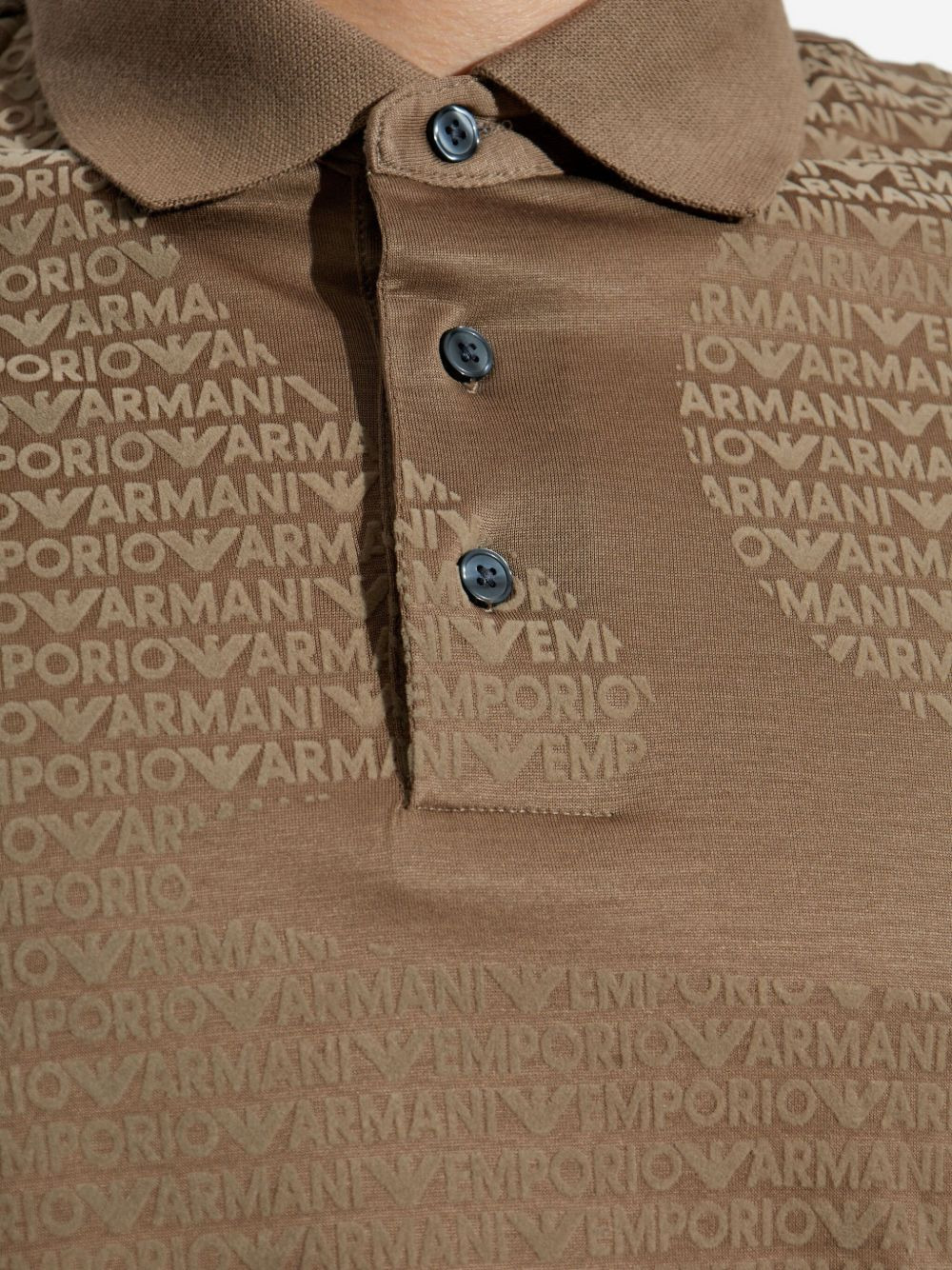 logo-embossed polo shirt - 5