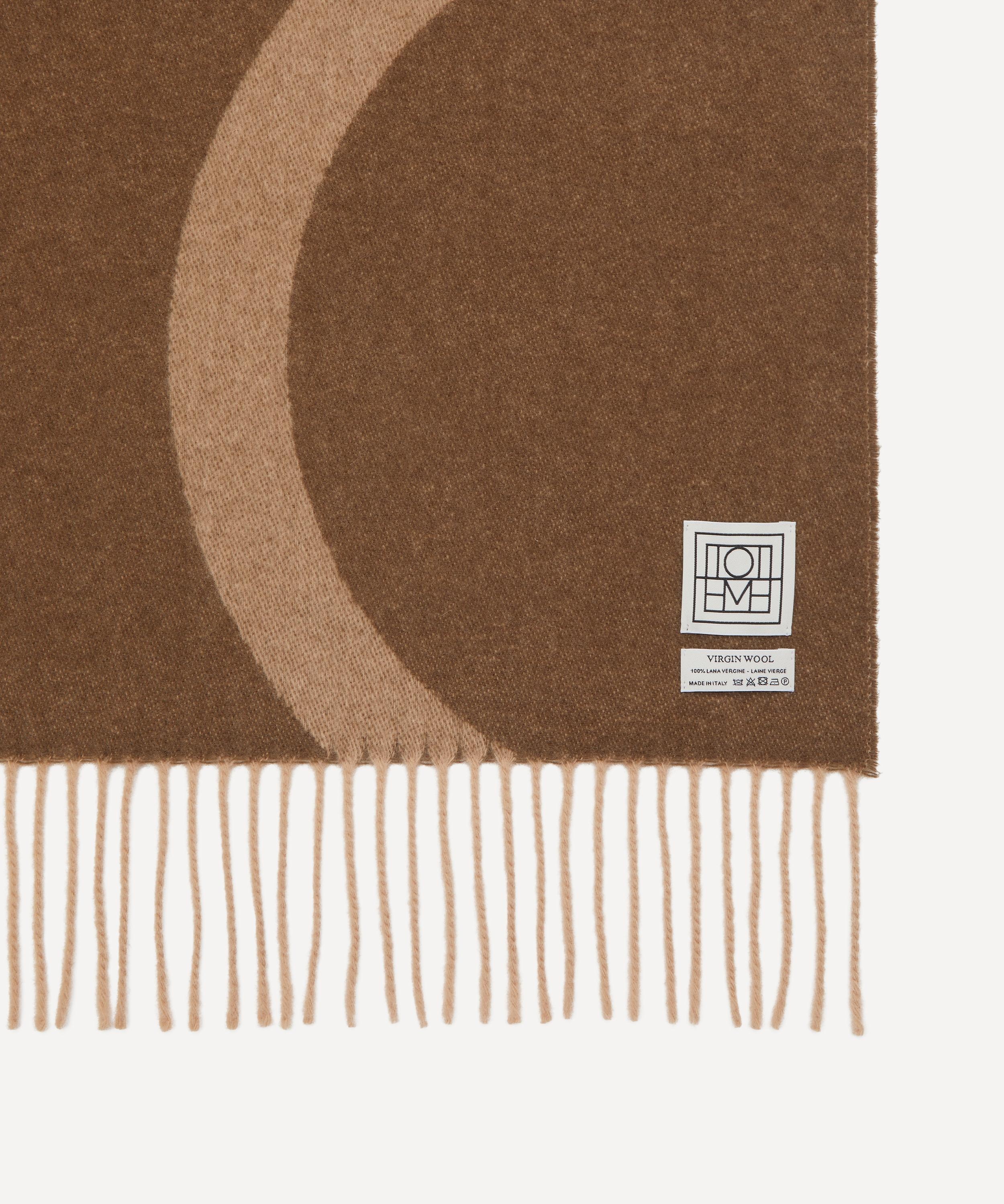 Monogram Jacquard Fringed Scarf - 3