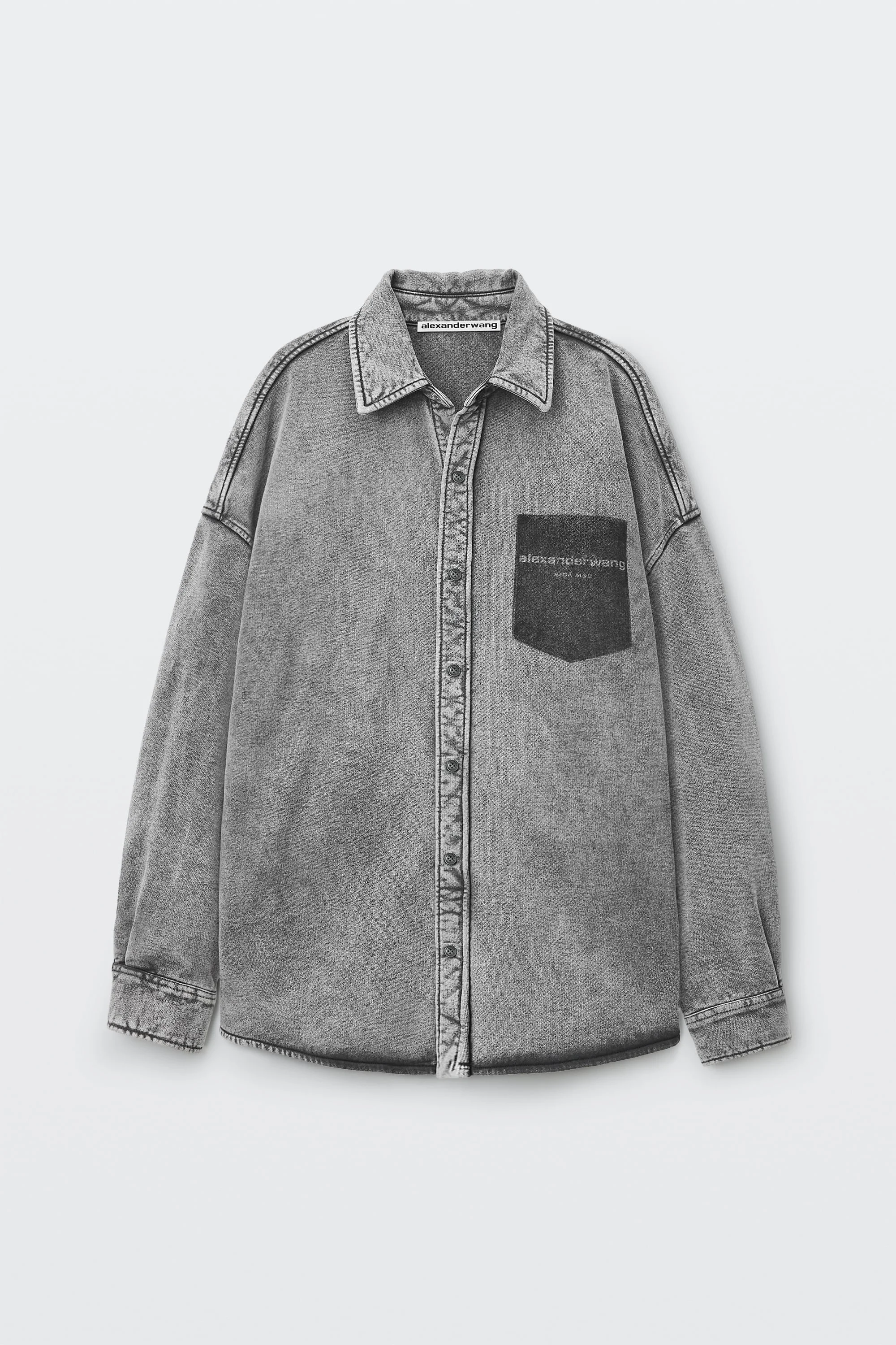 SHADOW POCKET BUTTON DOWN SHIRT - 1