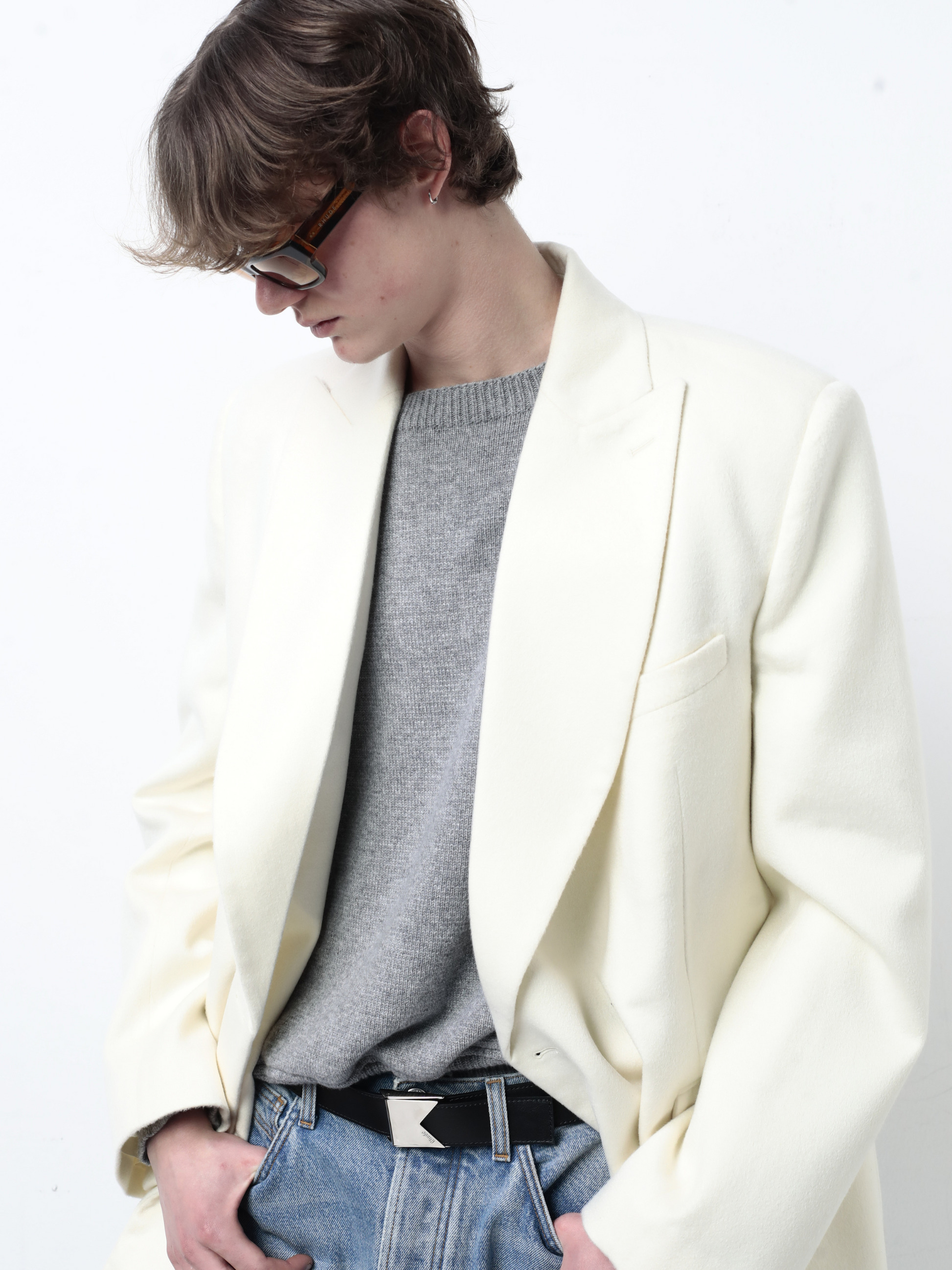 RHUDE CASHMERE KNIT CORE CREWNECK - 2