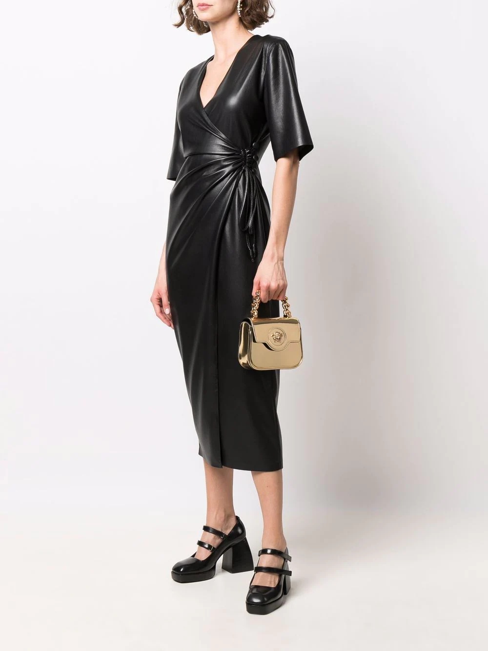 Medusa polished leather bag - 2