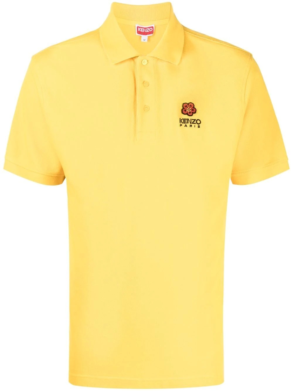 Boke Flower logo-embroidered polo shirt - 1