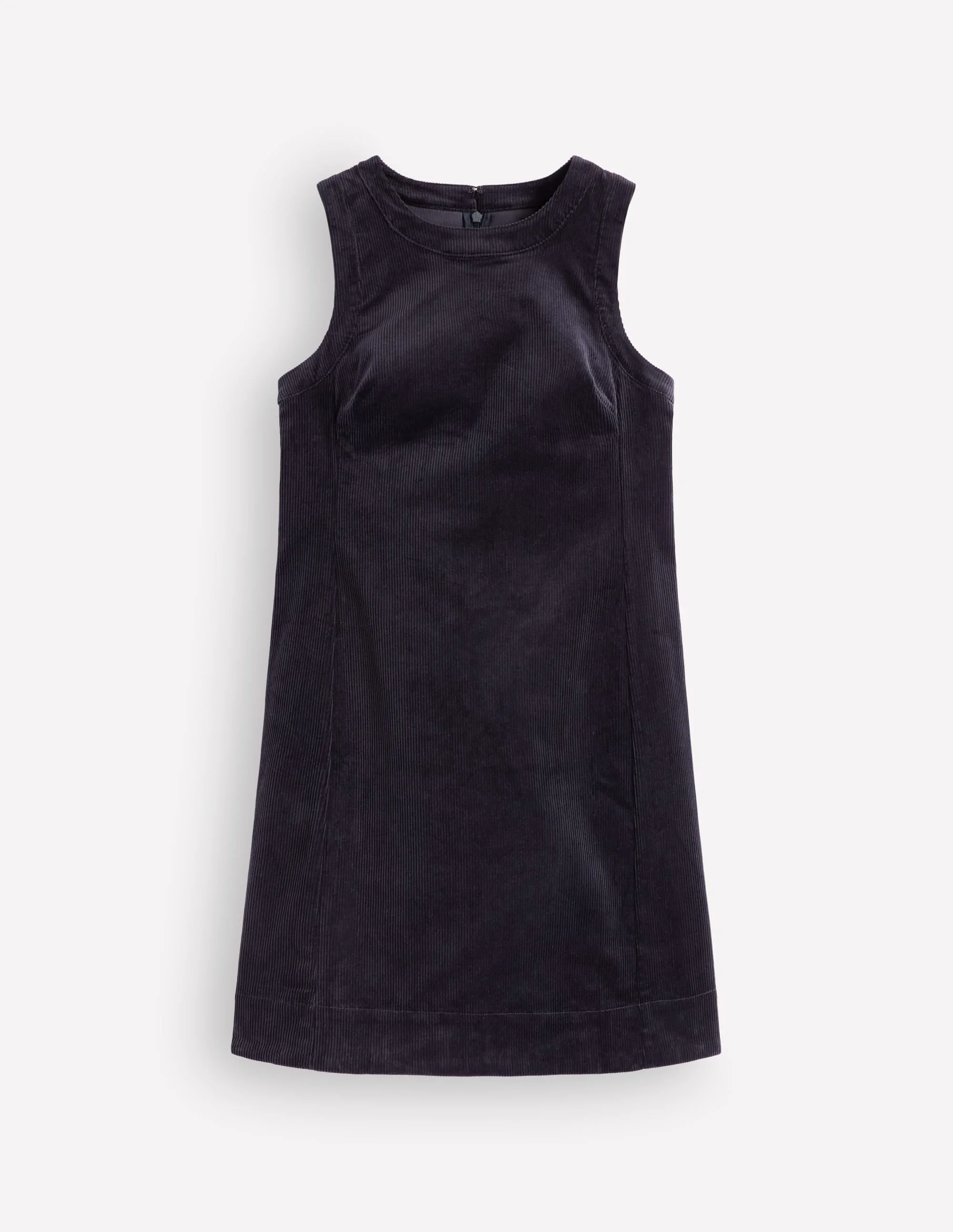 Lou Cord Shift Dress-Navy - 1