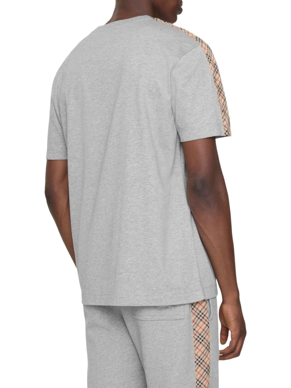 Equestrian Knight check-trim T-shirt - 2