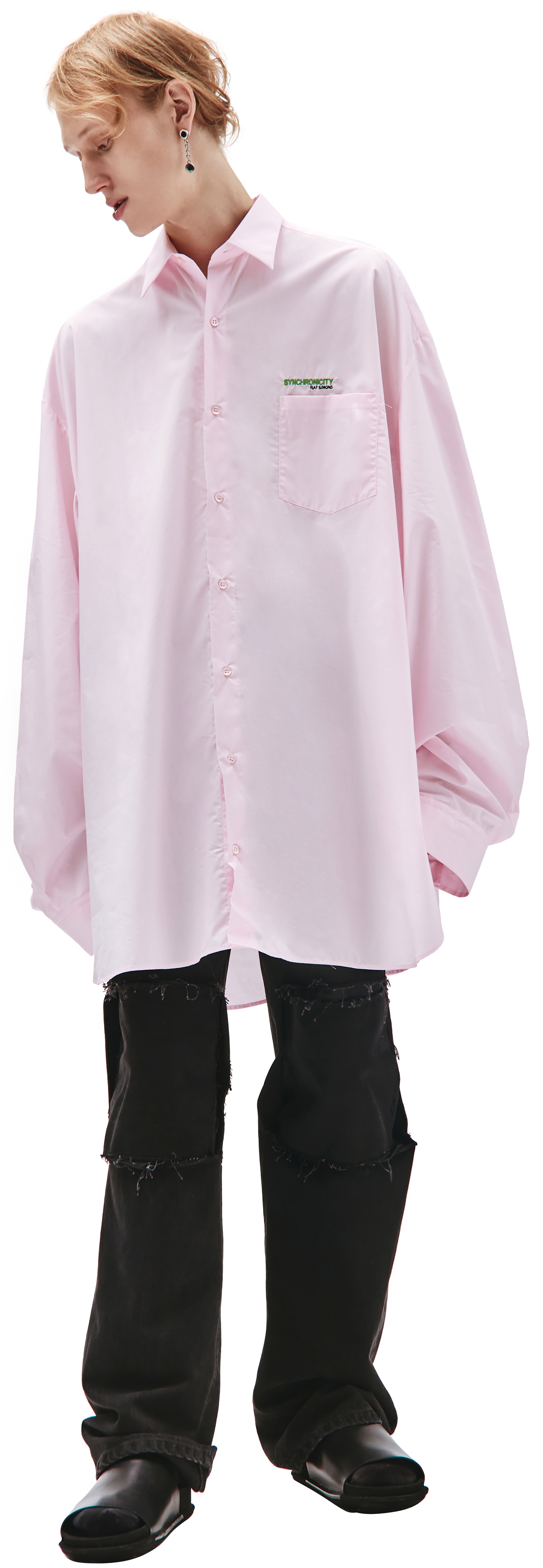 PINK OVERSIZE SYNCHRONICITY SHIRT - 1