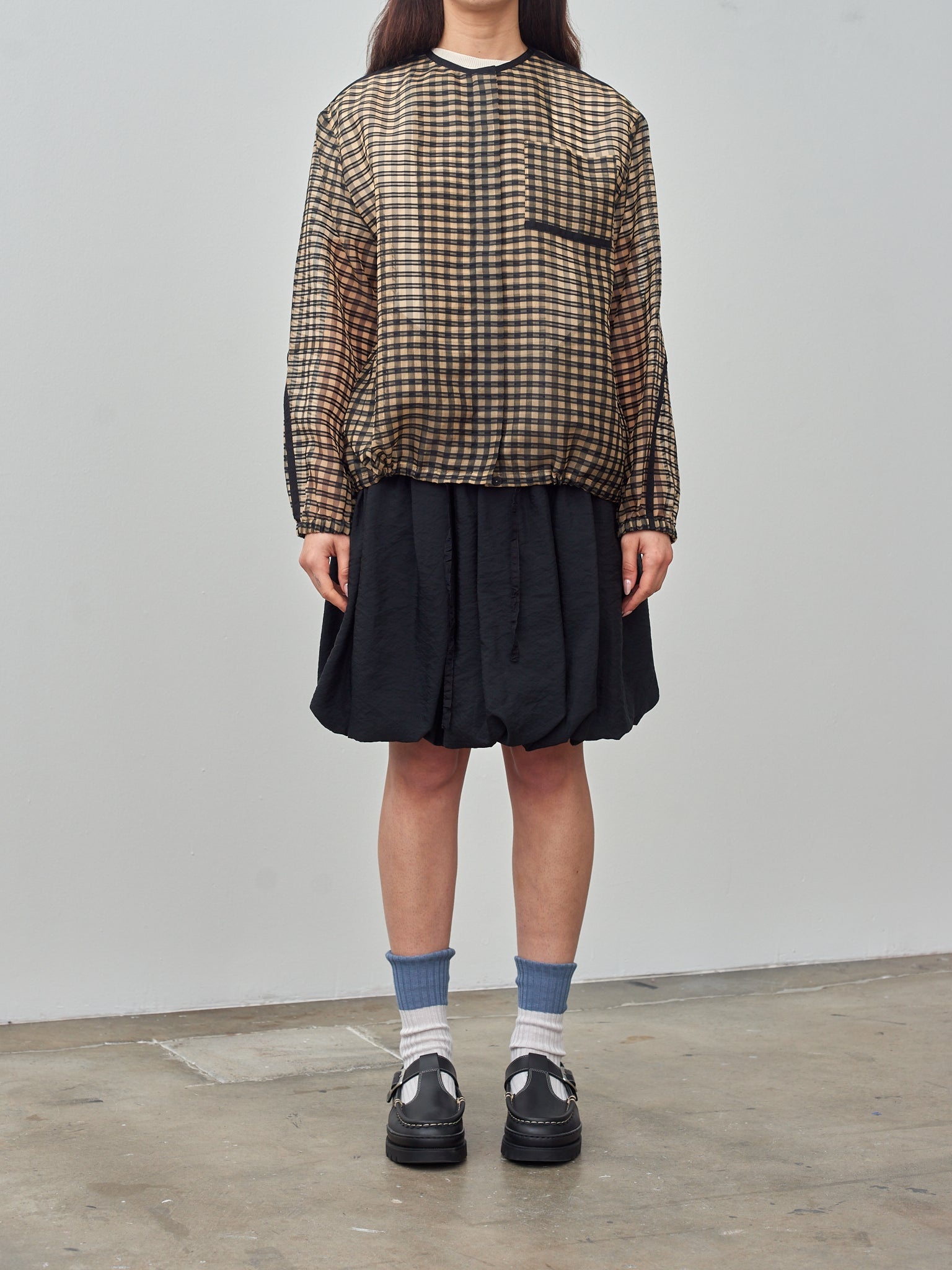 Organza Bomber Jacket - Vichy Check - 5